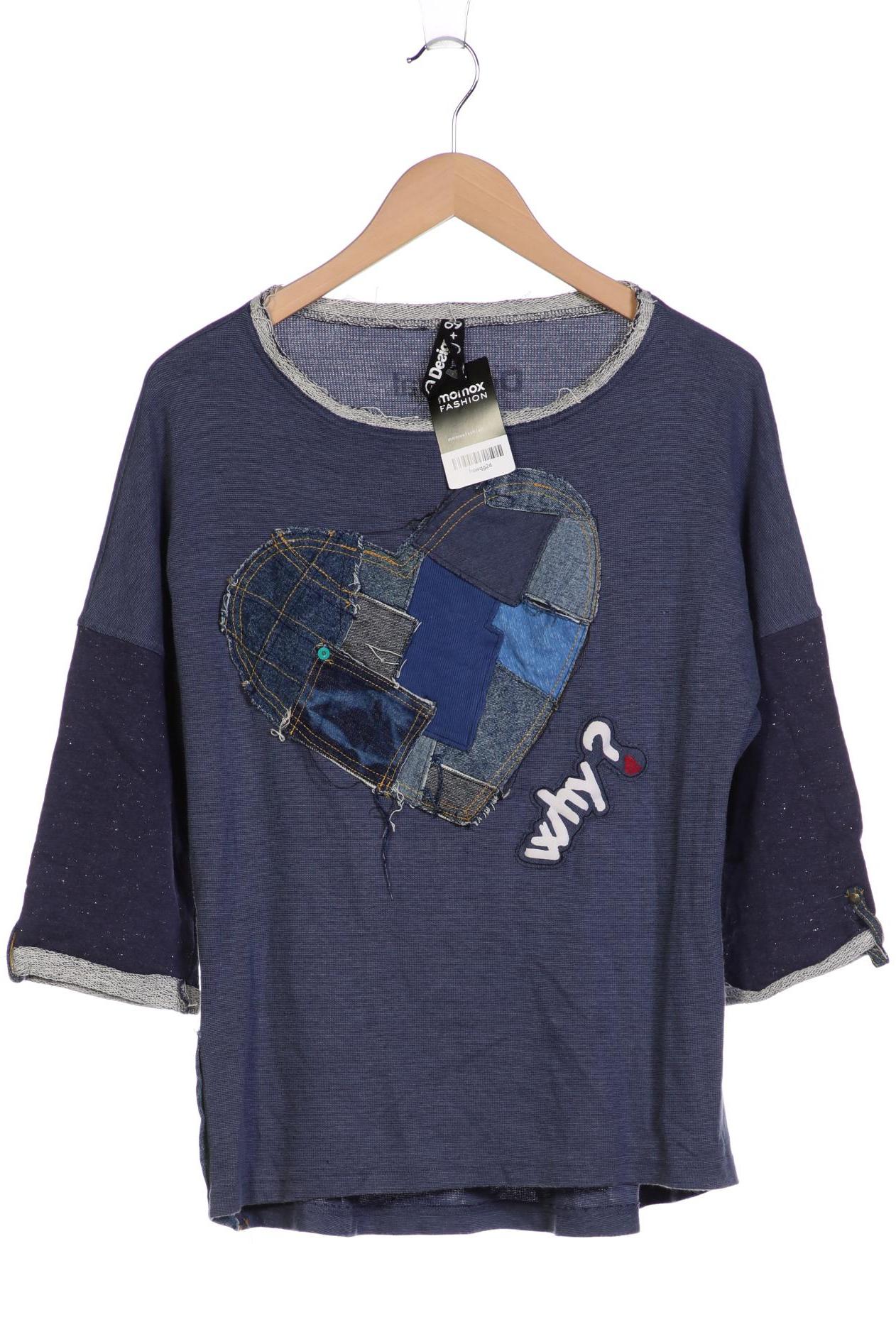 

Desigual Damen Sweatshirt, blau, Gr. 42