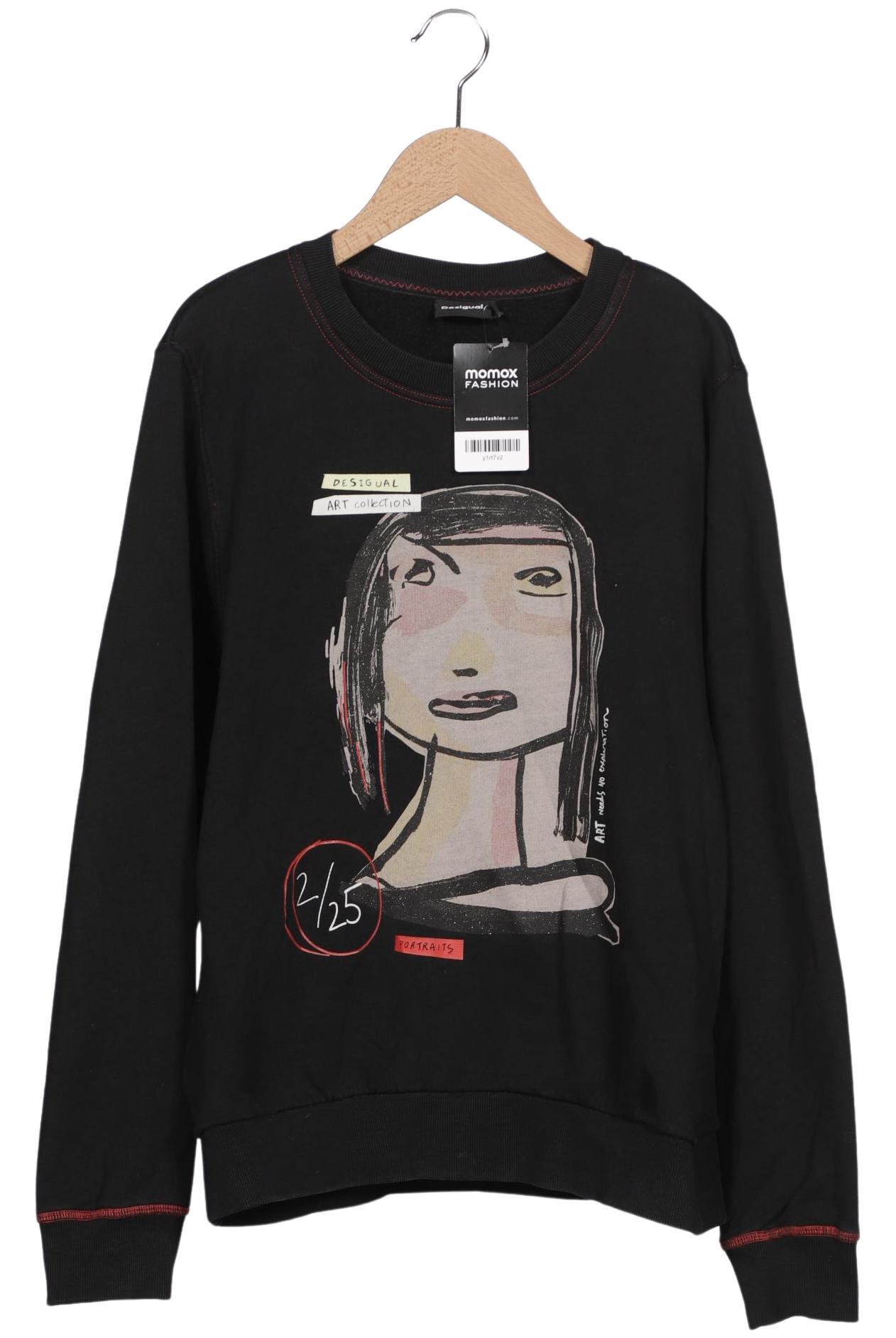 

Desigual Damen Sweatshirt, schwarz, Gr. 44