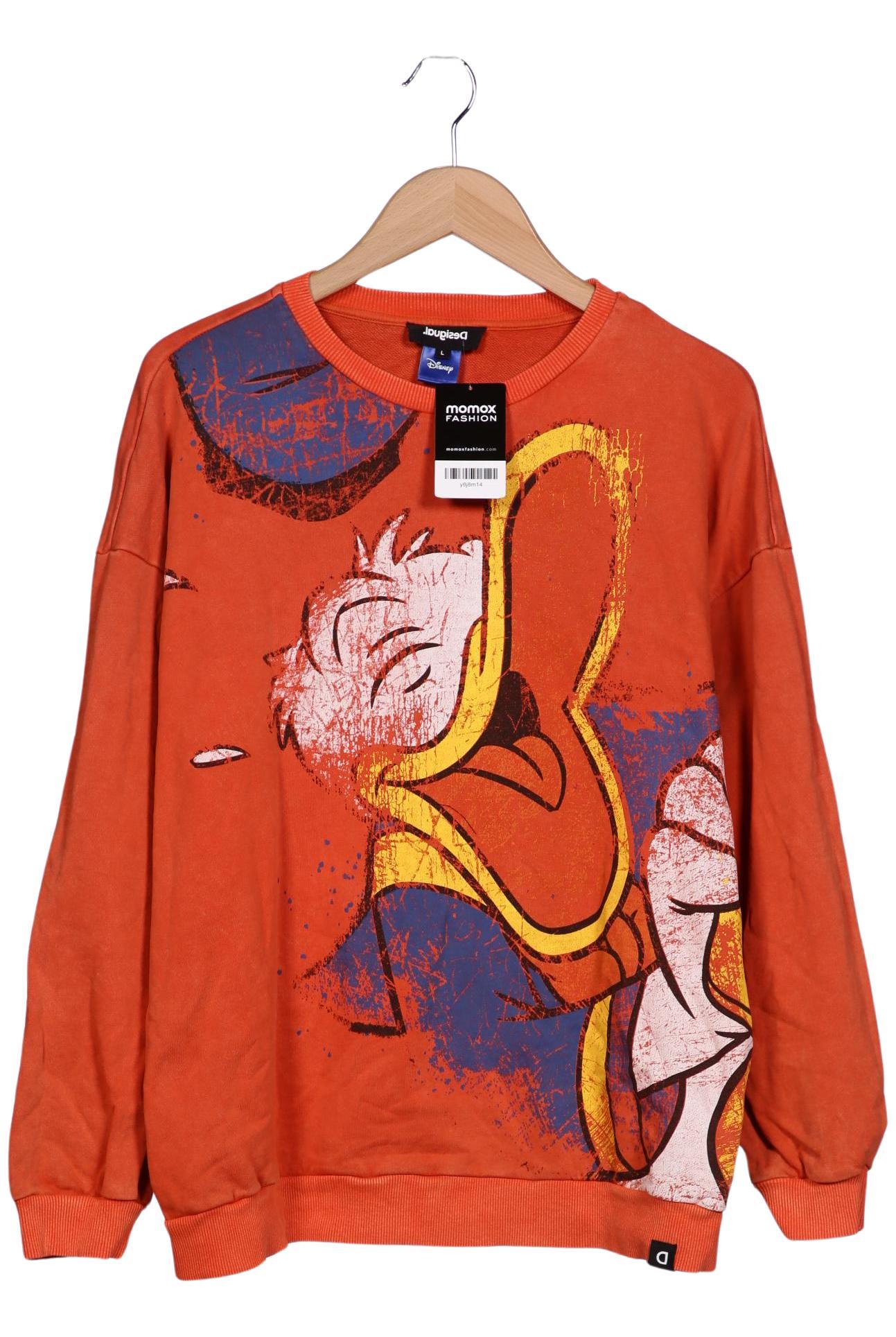 

Desigual Damen Sweatshirt, orange, Gr. 42