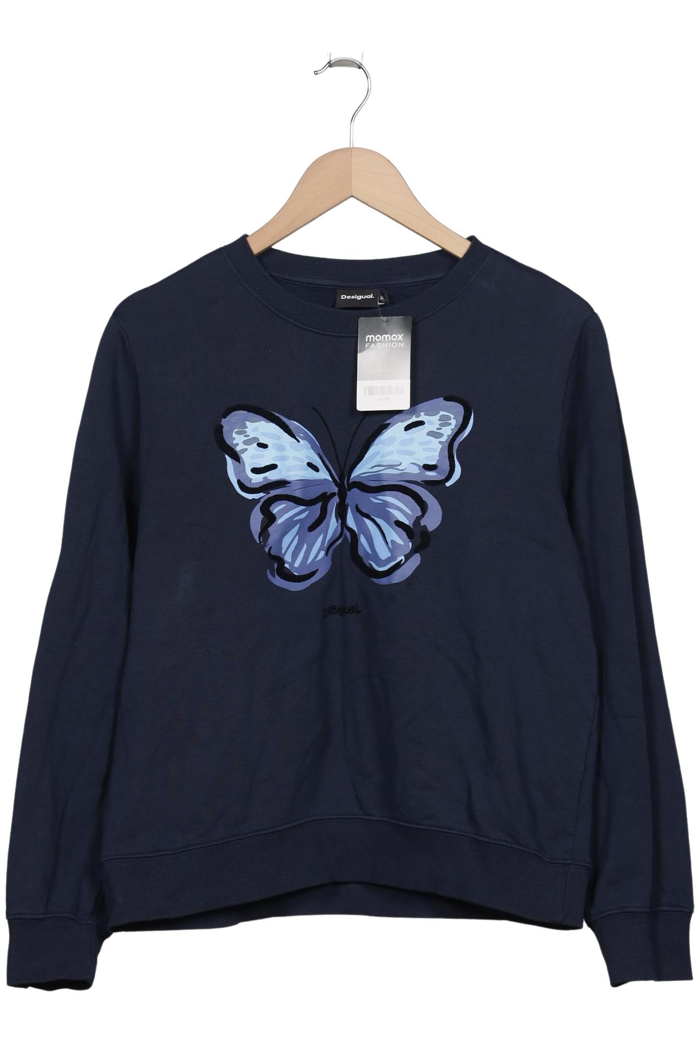 

Desigual Damen Sweatshirt, marineblau, Gr. 44