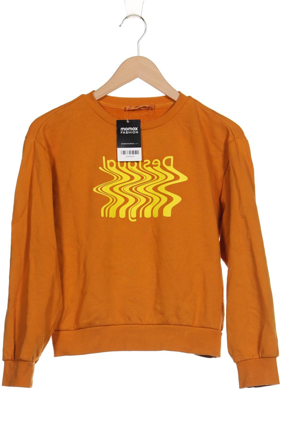 

Desigual Damen Sweatshirt, orange, Gr. 36