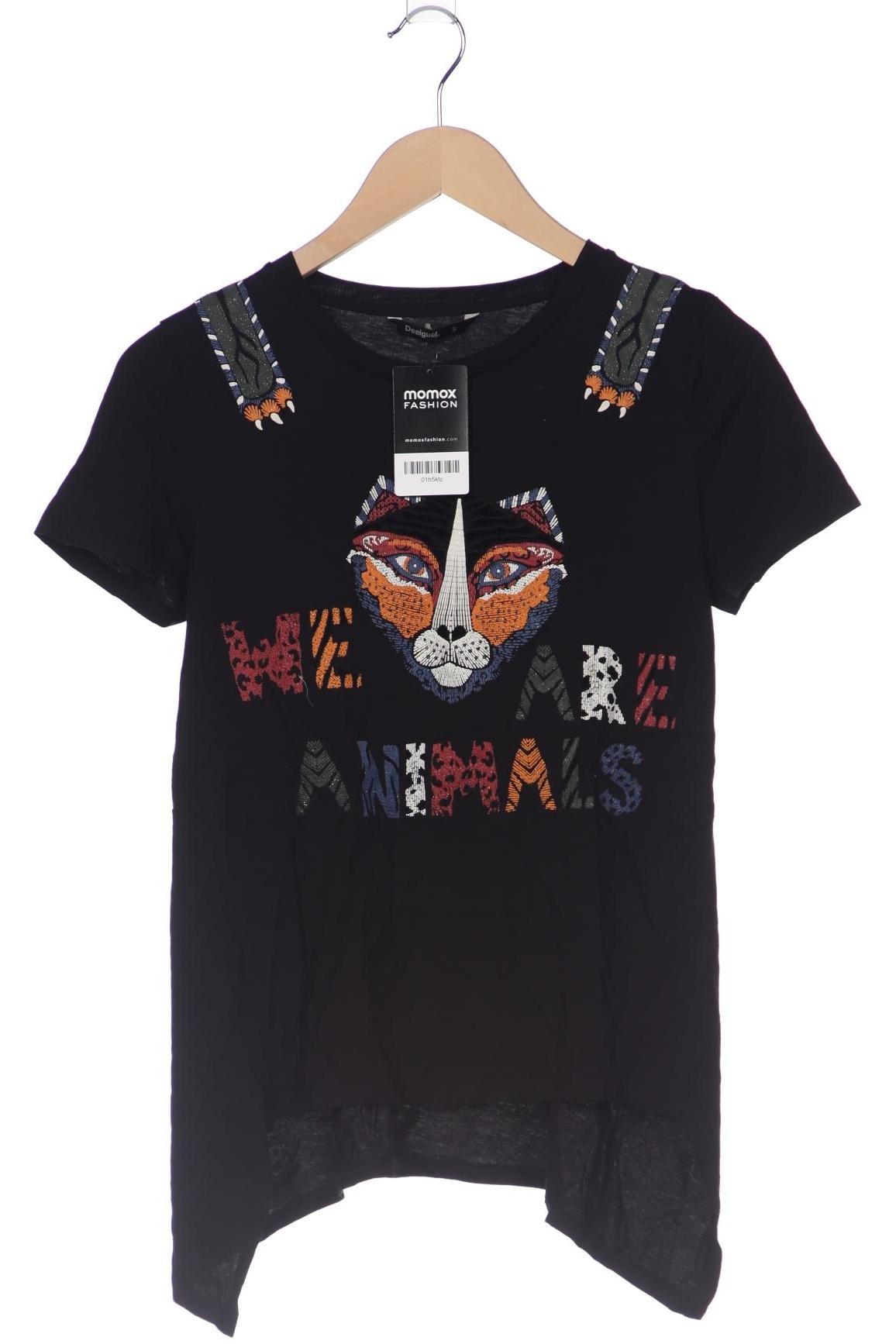 

Desigual Damen T-Shirt, schwarz, Gr. 36