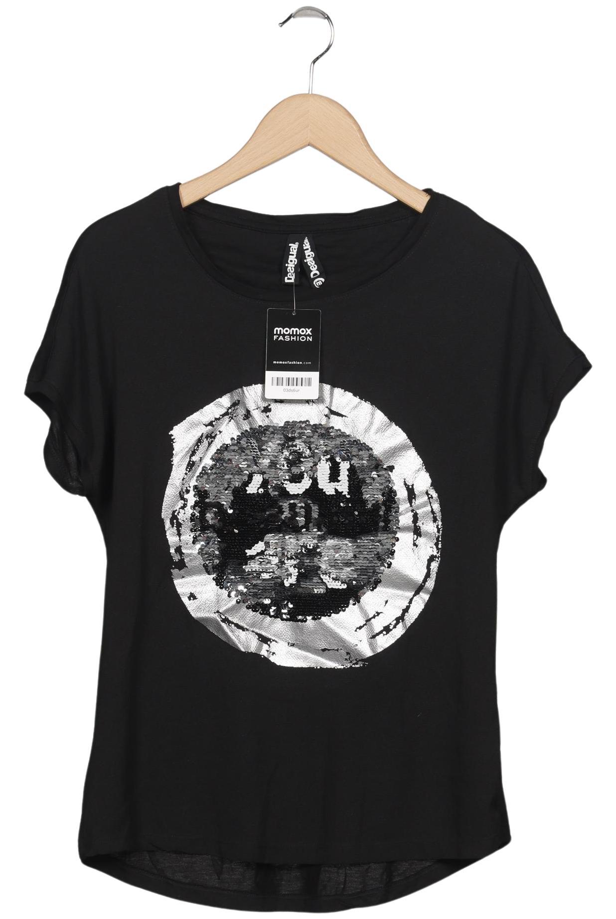 

Desigual Damen T-Shirt, schwarz, Gr. 38