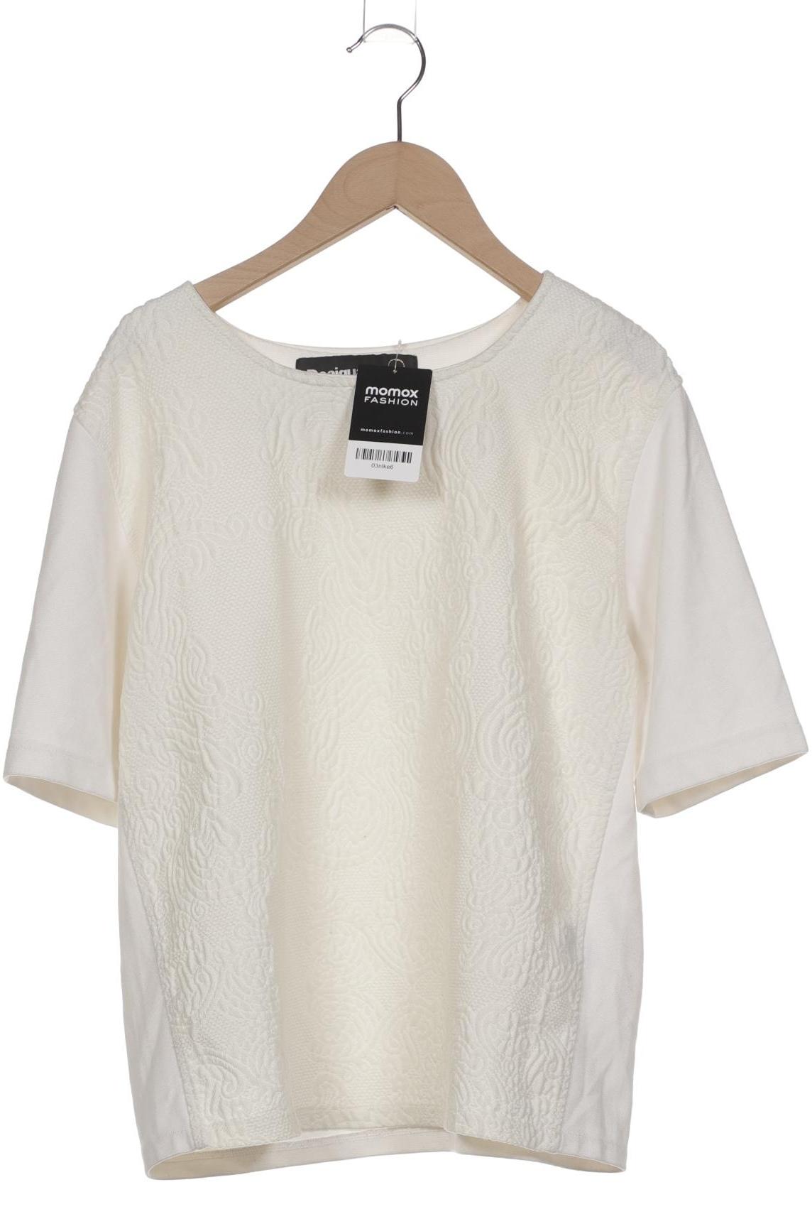 

Desigual Damen T-Shirt, cremeweiß, Gr. 42