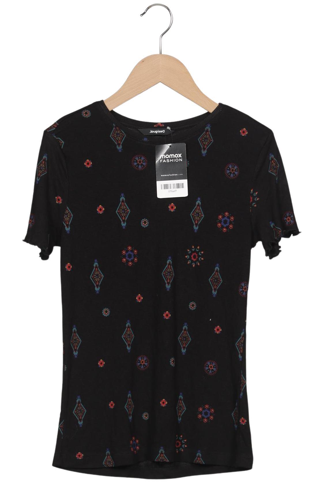 

Desigual Damen T-Shirt, schwarz, Gr. 34