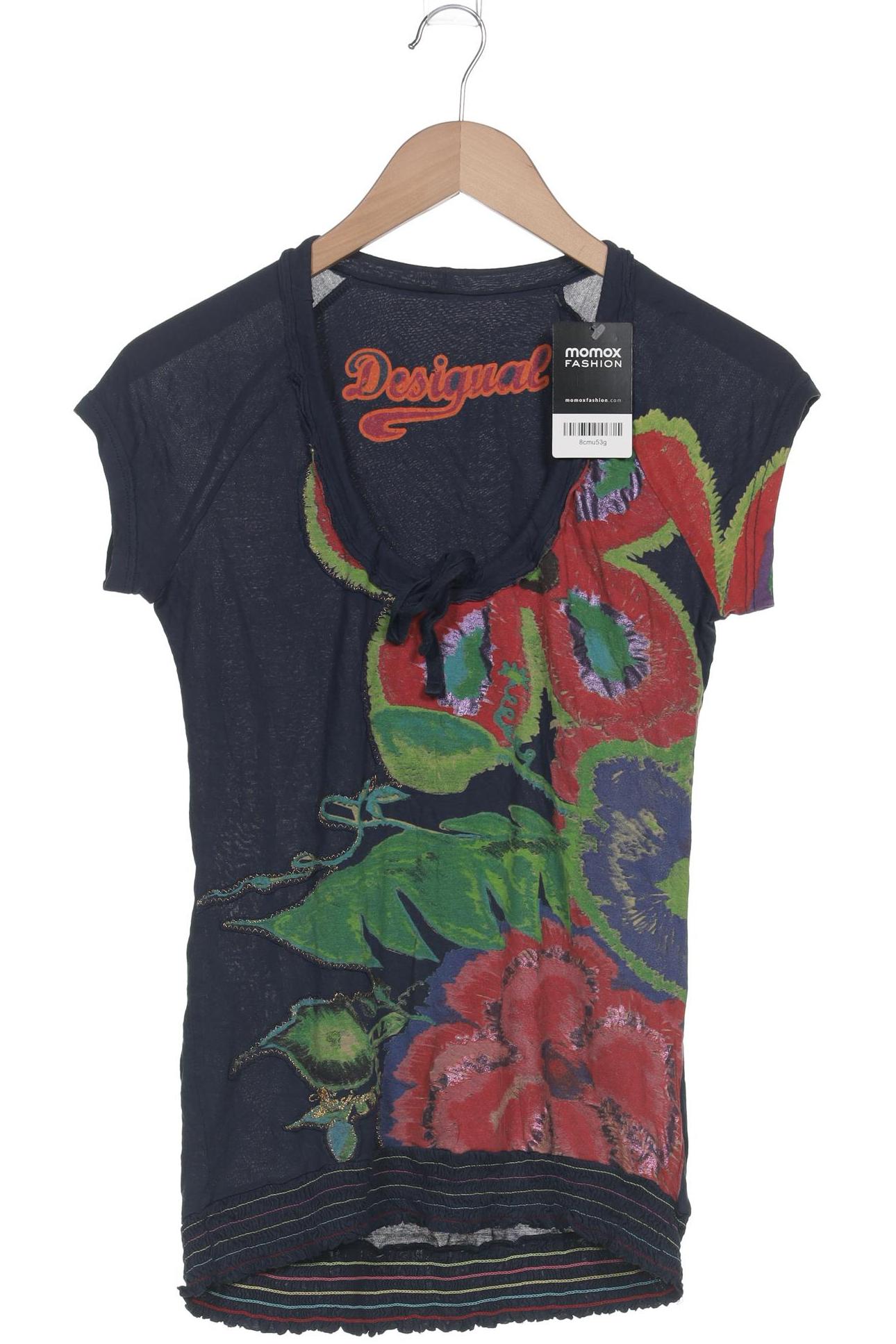 

Desigual Damen T-Shirt, marineblau, Gr. 38