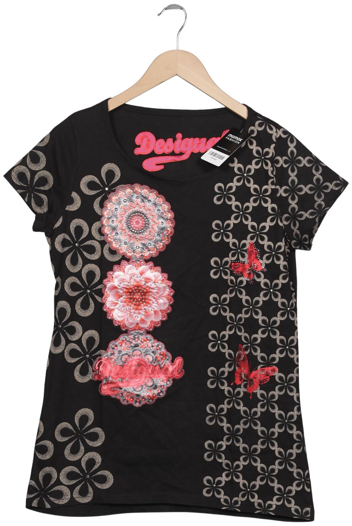 

Desigual Damen T-Shirt, schwarz, Gr. 44