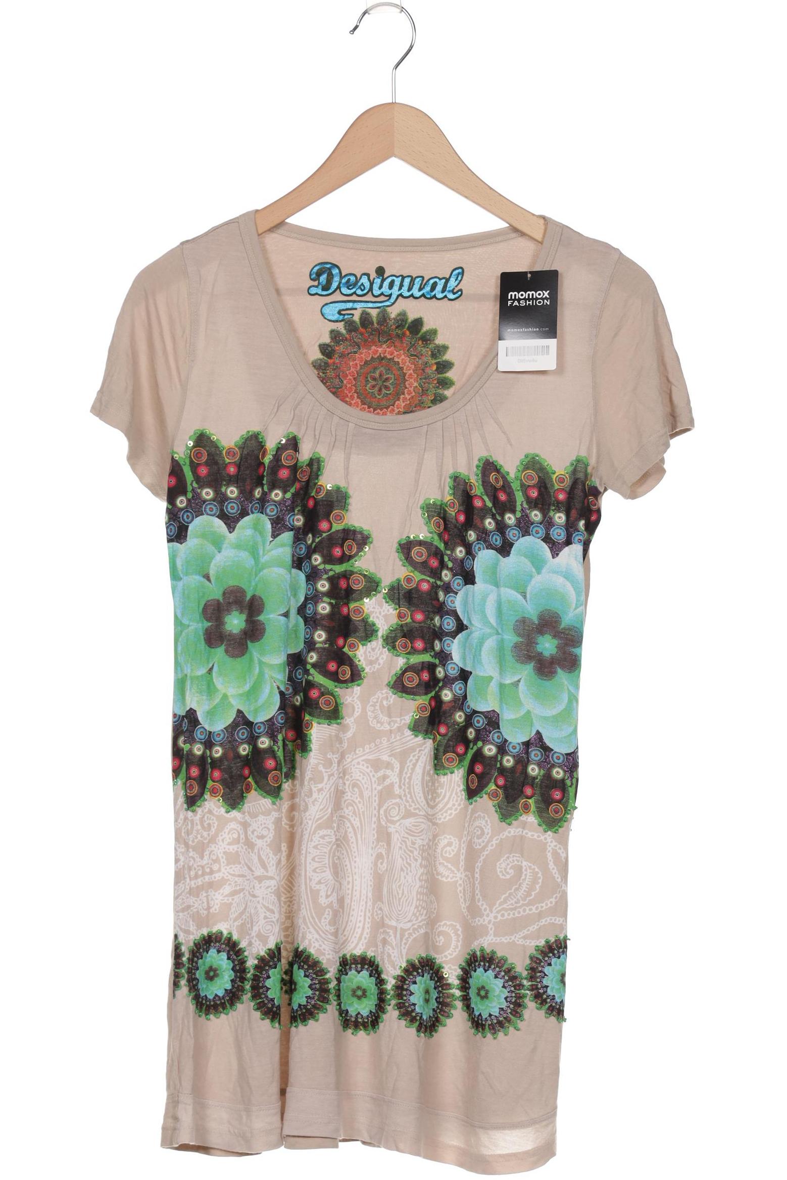 

Desigual Damen T-Shirt, beige, Gr. 46