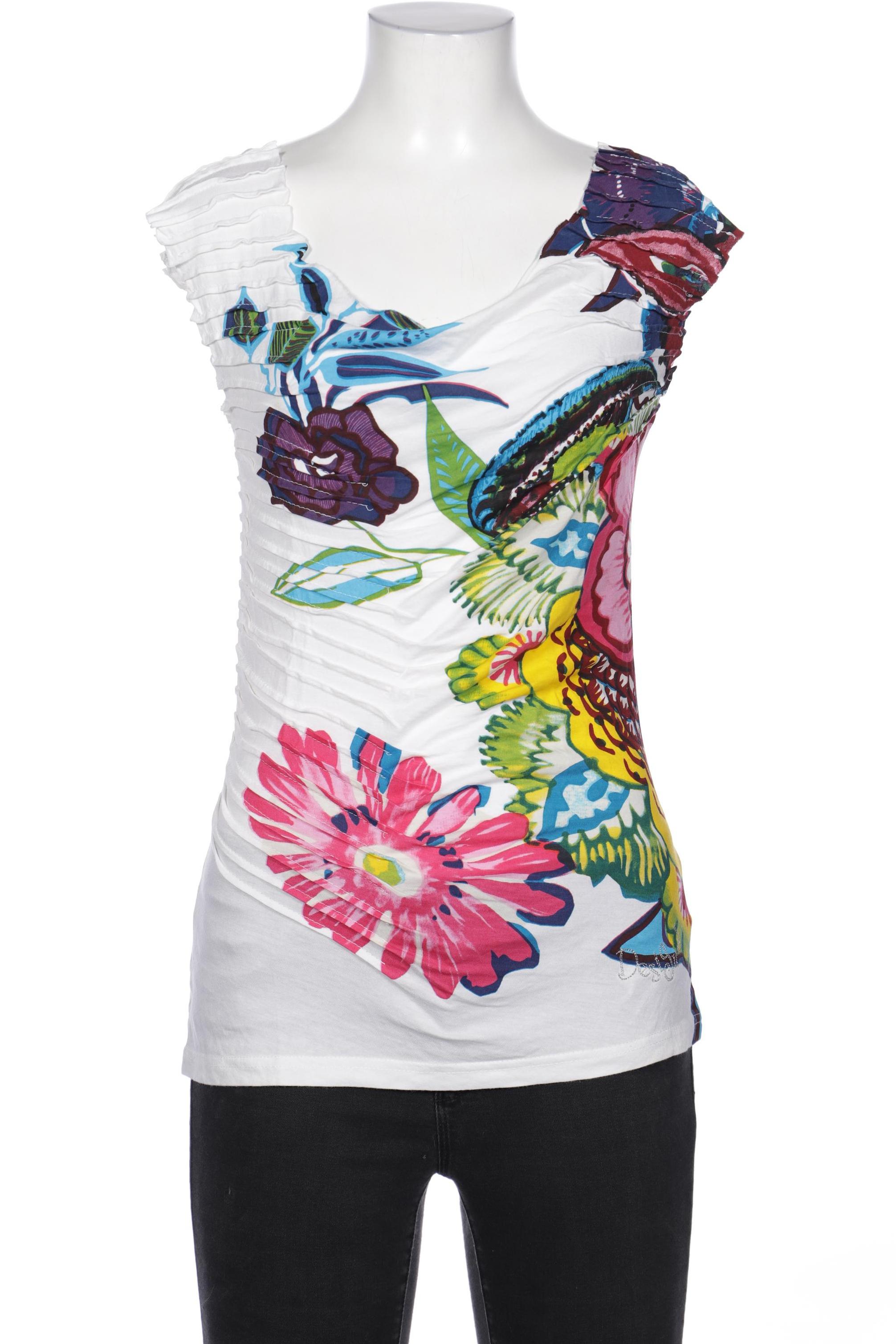 

Desigual Damen T-Shirt, weiß, Gr. 36