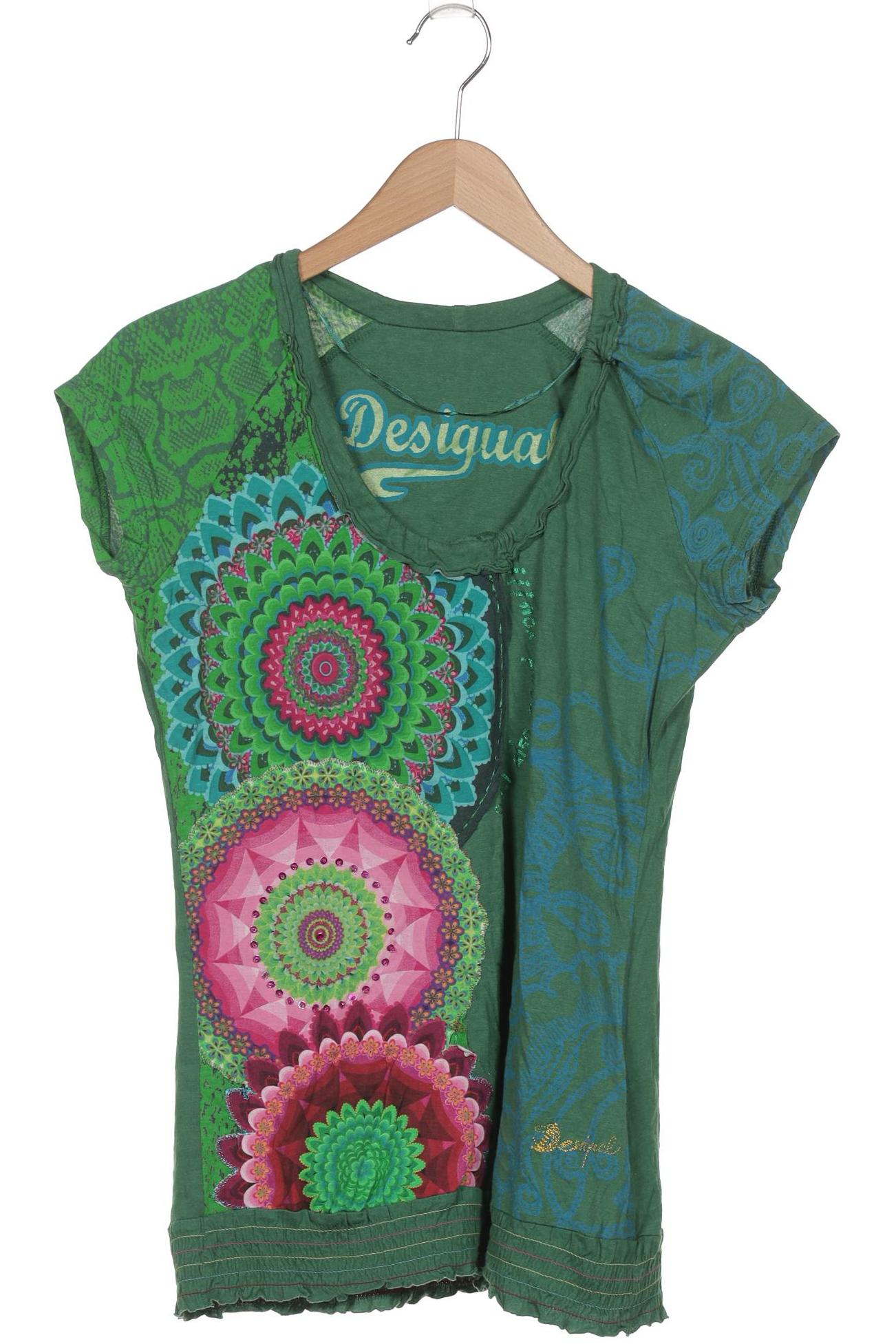 

Desigual Damen T-Shirt, grün, Gr. 42