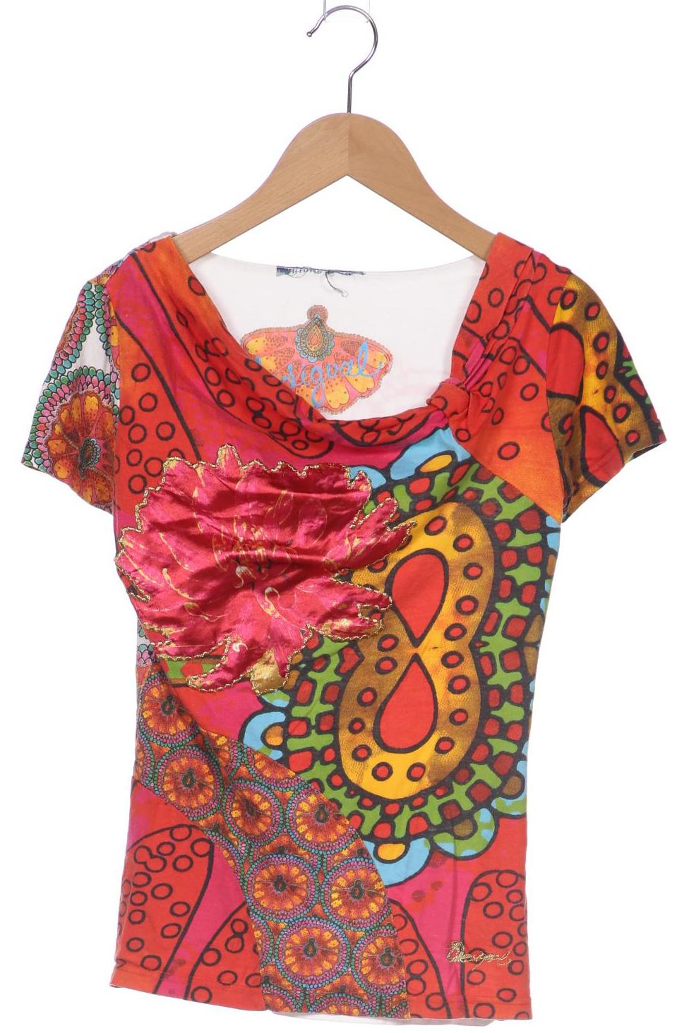 

Desigual Damen T-Shirt, mehrfarbig, Gr. 36