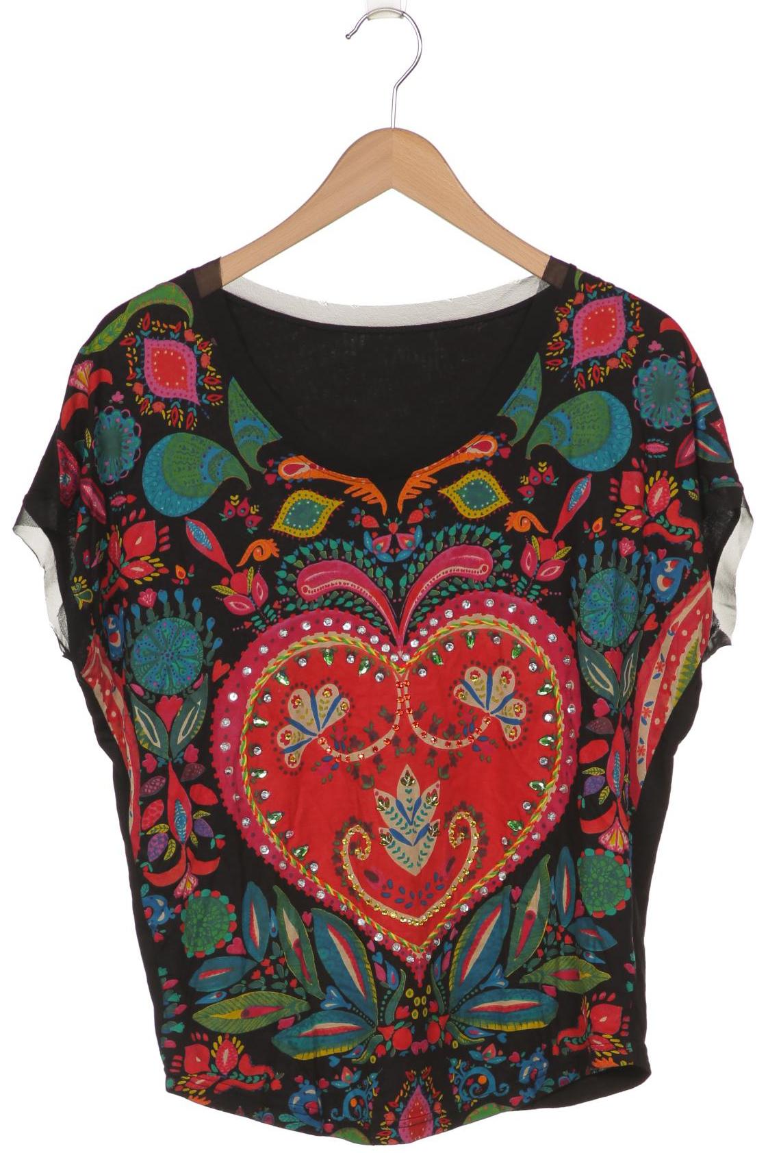 

Desigual Damen T-Shirt, schwarz, Gr. 38