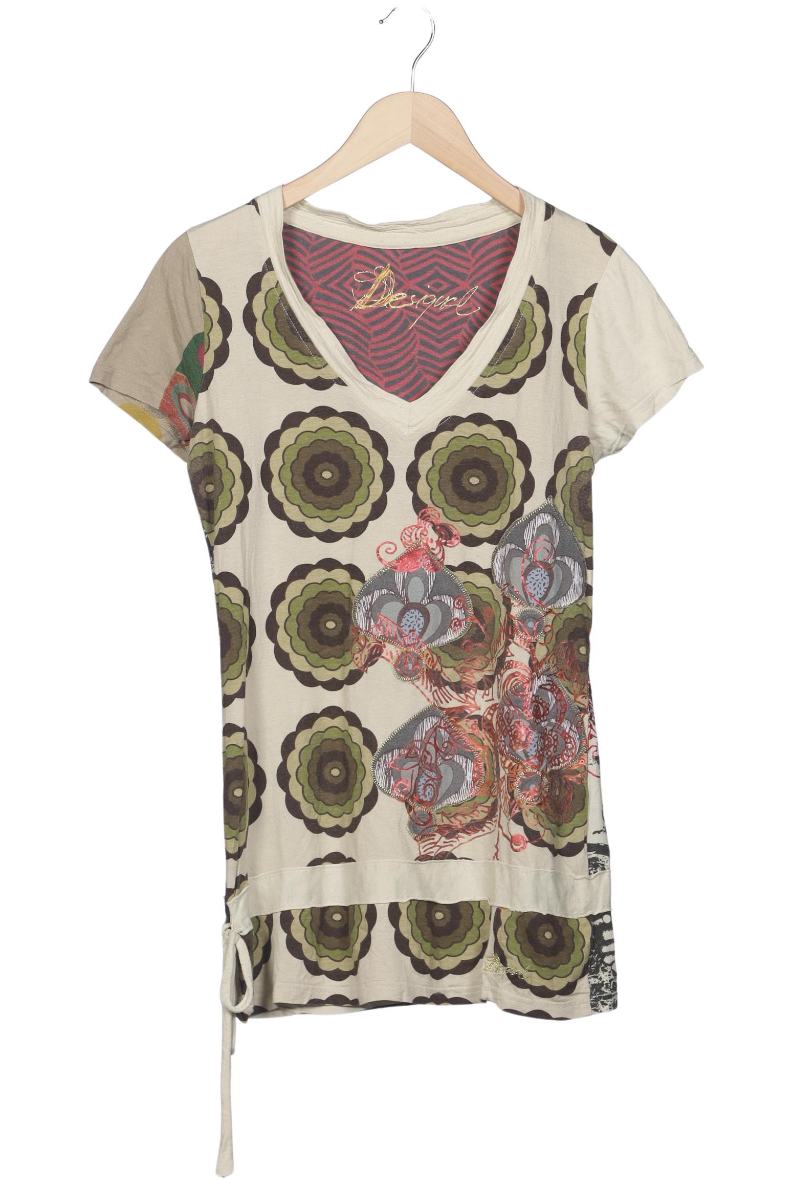 

Desigual Damen T-Shirt, mehrfarbig, Gr. 44