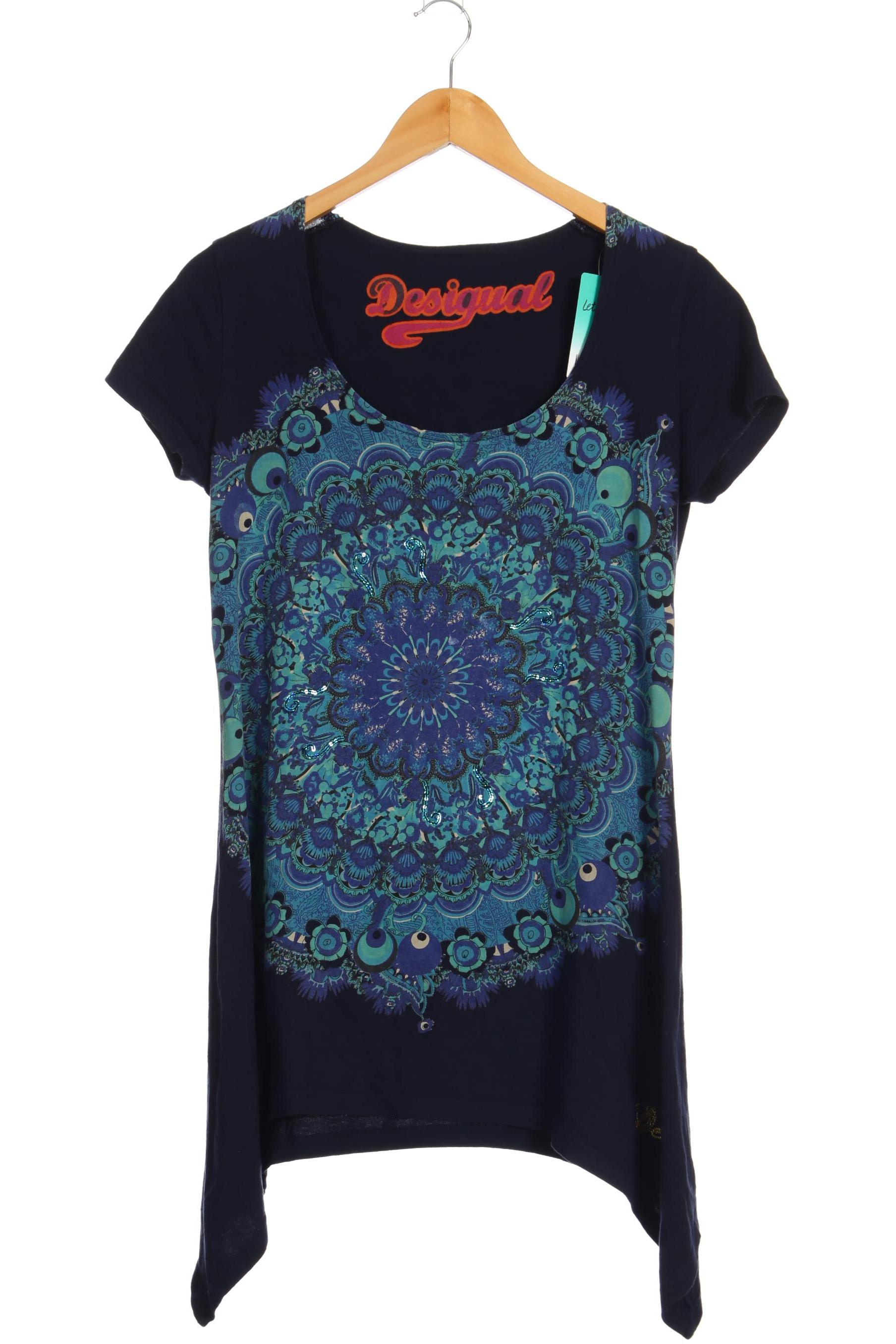 

Desigual Damen T-Shirt, blau, Gr. 42