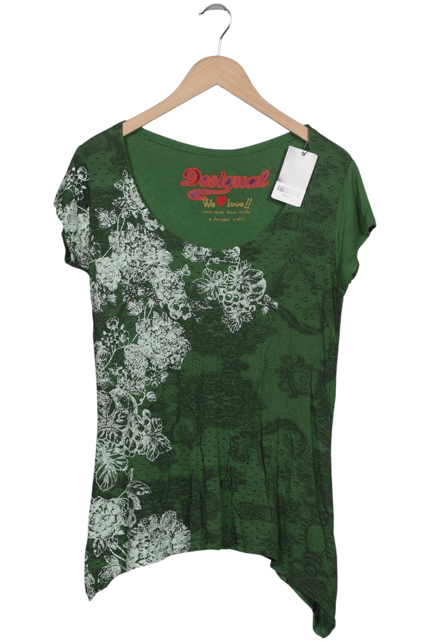 

Desigual Damen T-Shirt, grün, Gr. 44
