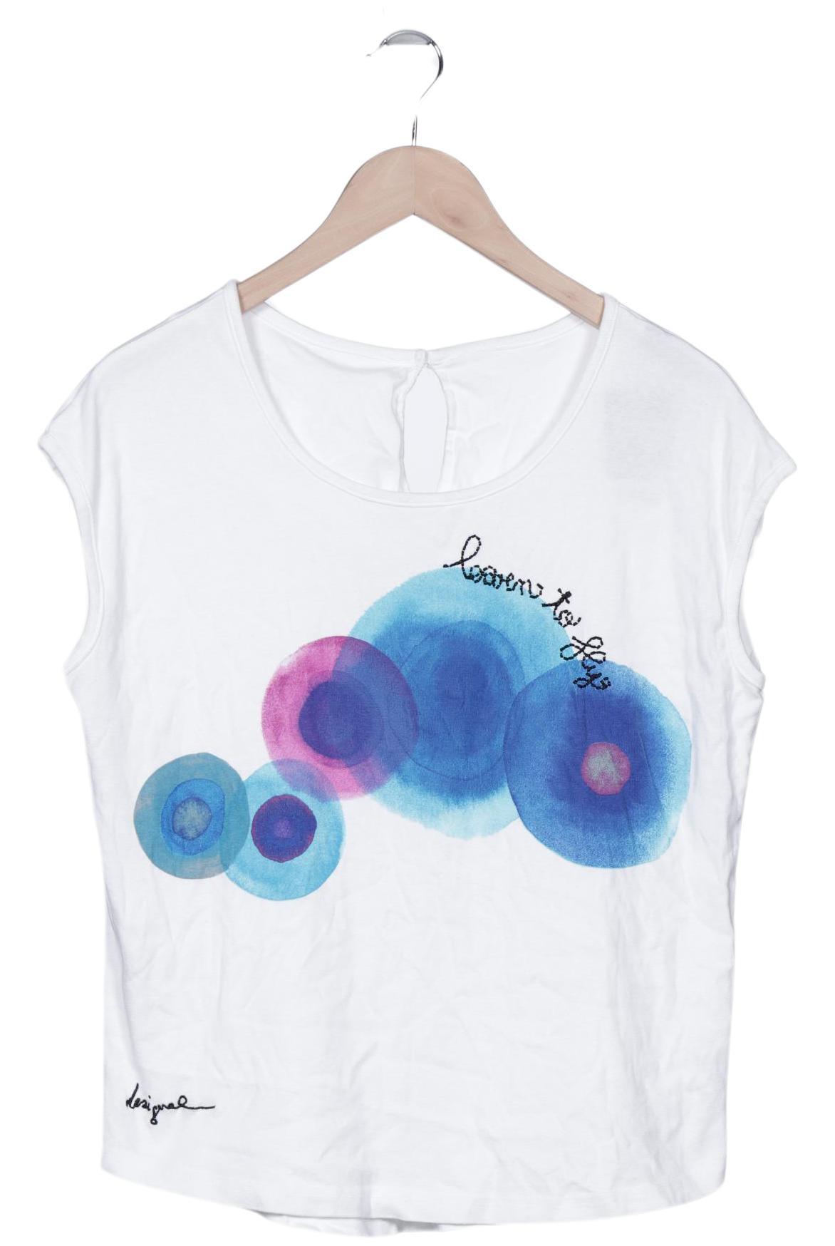 

Desigual Damen T-Shirt, weiß, Gr. 38
