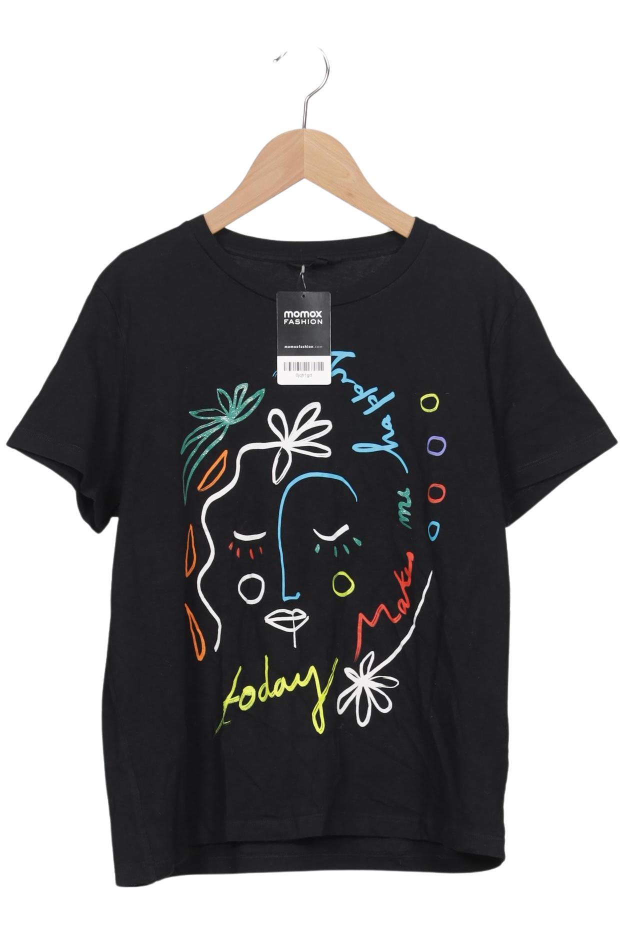 

Desigual Damen T-Shirt, schwarz, Gr. 38