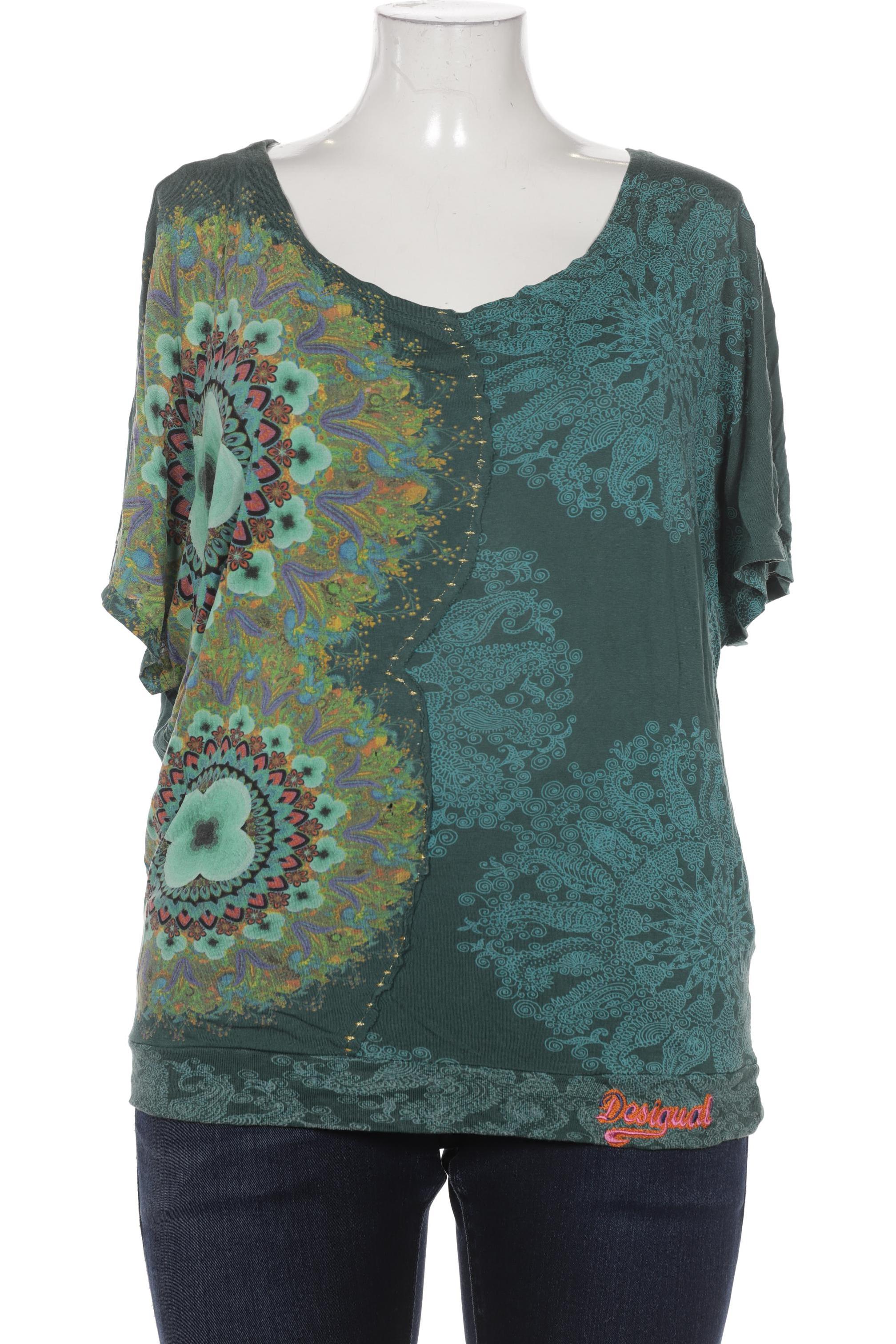 

Desigual Damen T-Shirt, grün, Gr. 42