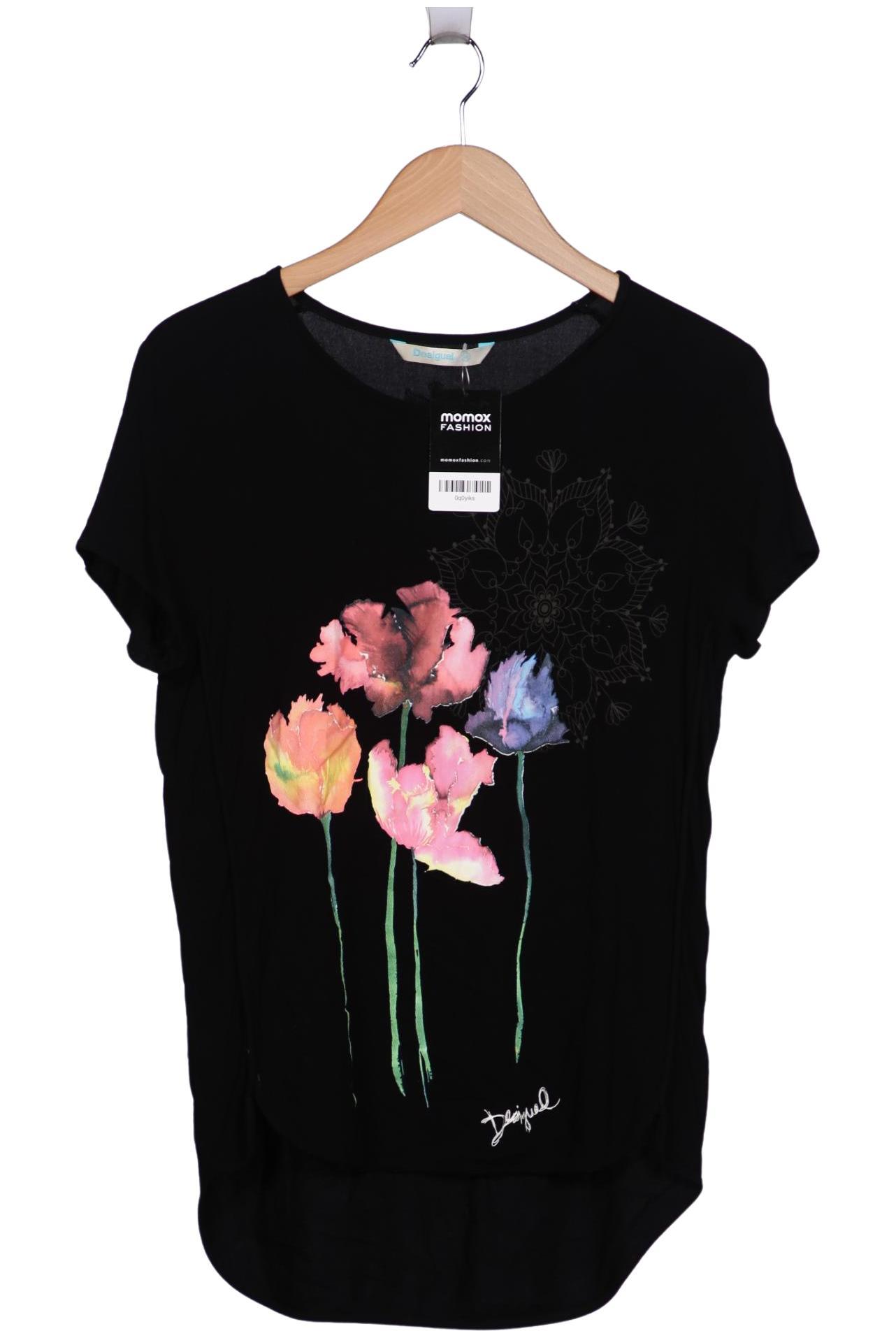 

Desigual Damen T-Shirt, schwarz, Gr. 38