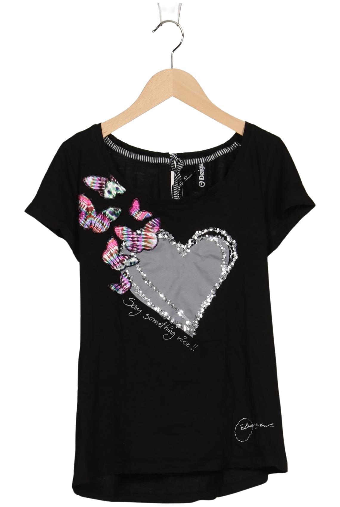

Desigual Damen T-Shirt, schwarz, Gr. 42
