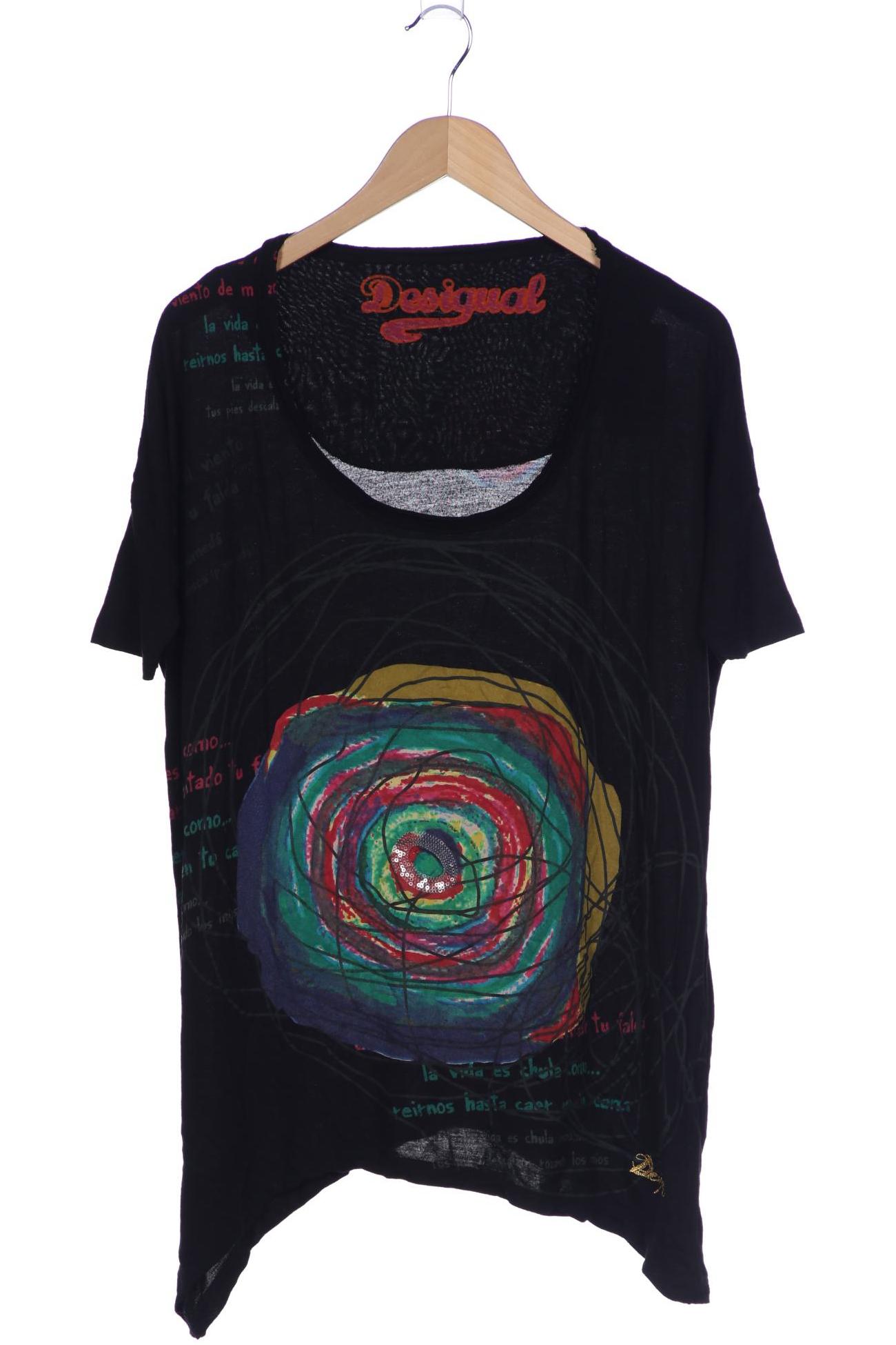 

Desigual Damen T-Shirt, schwarz, Gr. 36