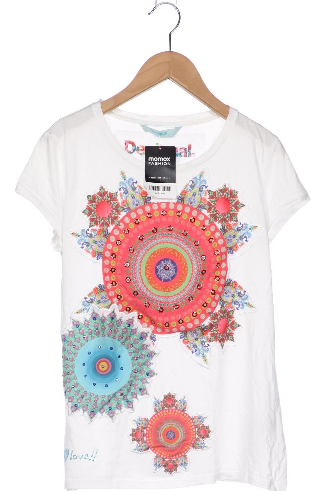 

Desigual Damen T-Shirt, weiß, Gr. 38