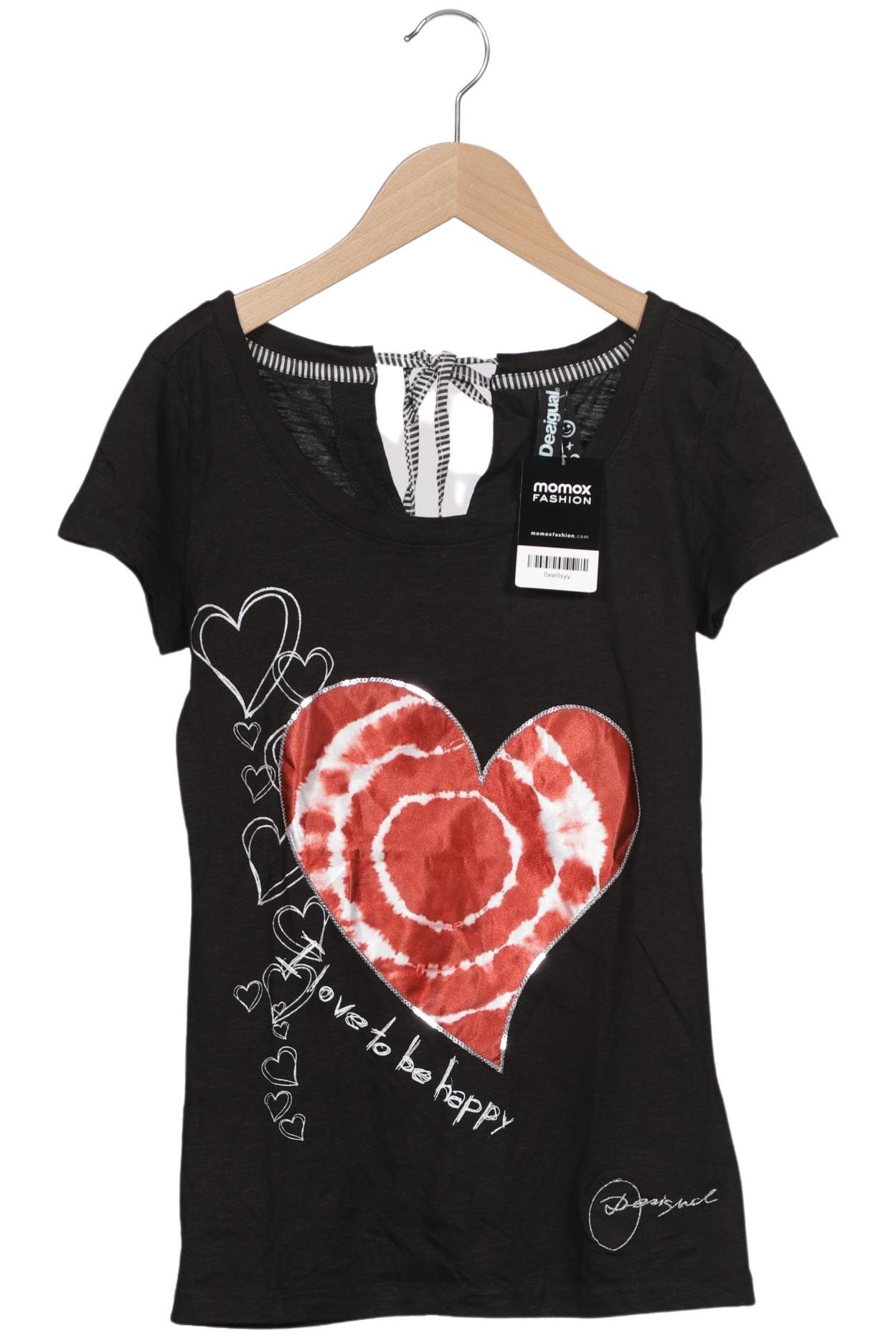 

Desigual Damen T-Shirt, schwarz, Gr. 34