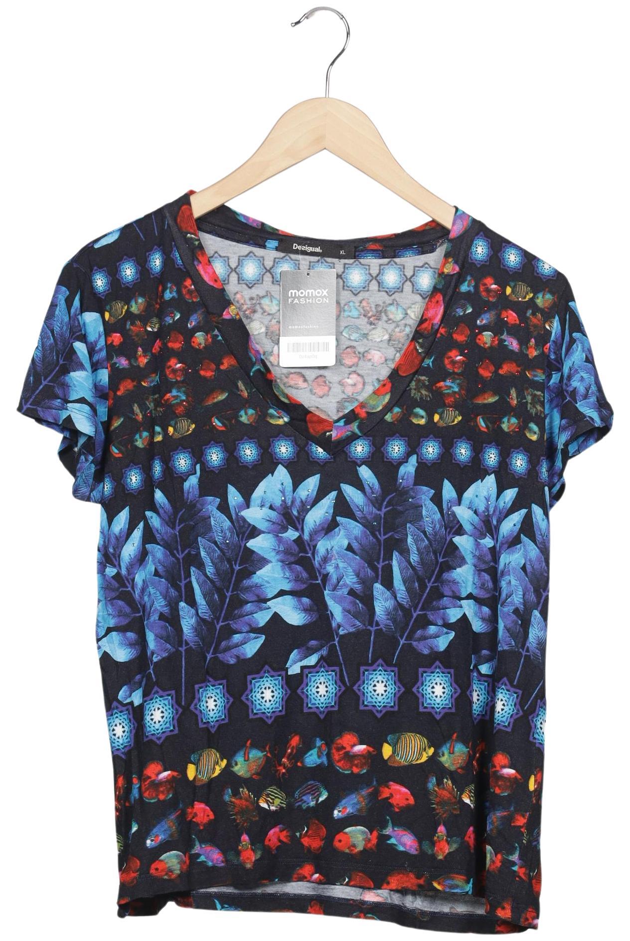 

Desigual Damen T-Shirt, mehrfarbig, Gr. 44