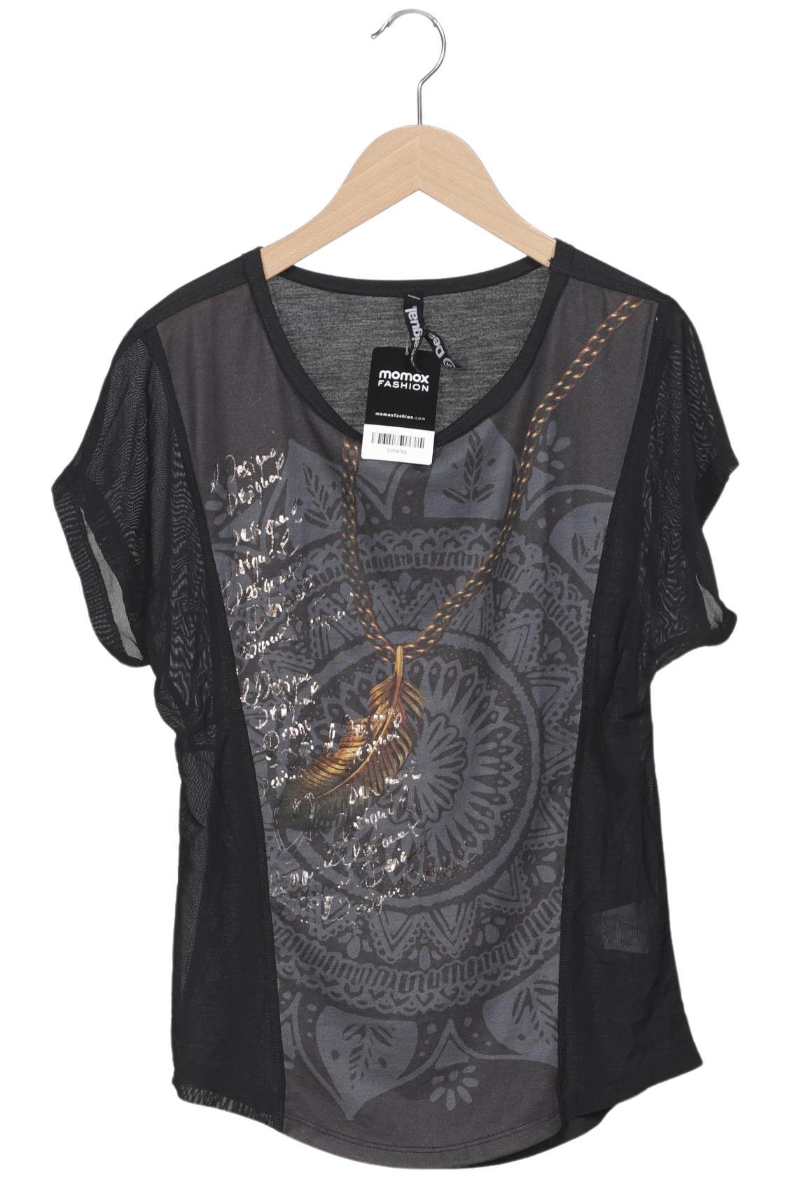 

Desigual Damen T-Shirt, grau, Gr. 36