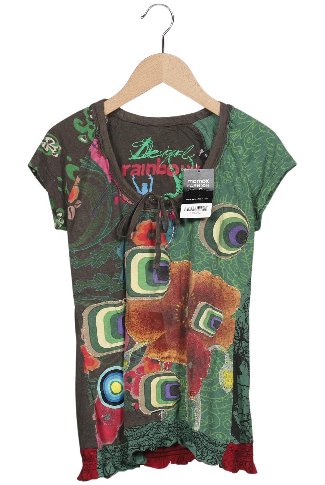 

Desigual Damen T-Shirt, grün, Gr. 38