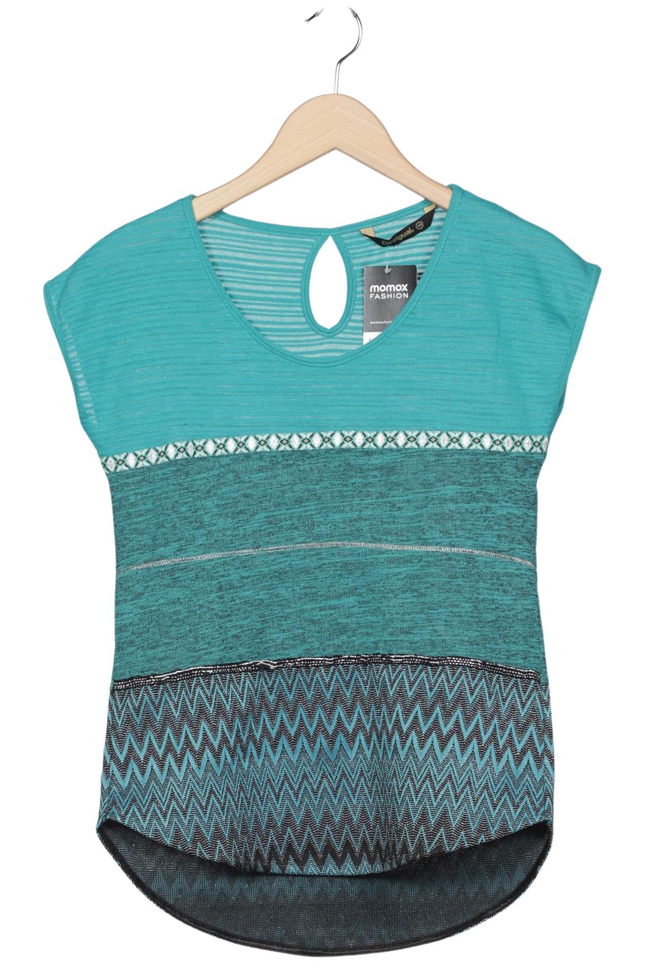 

Desigual Damen T-Shirt, türkis, Gr. 34