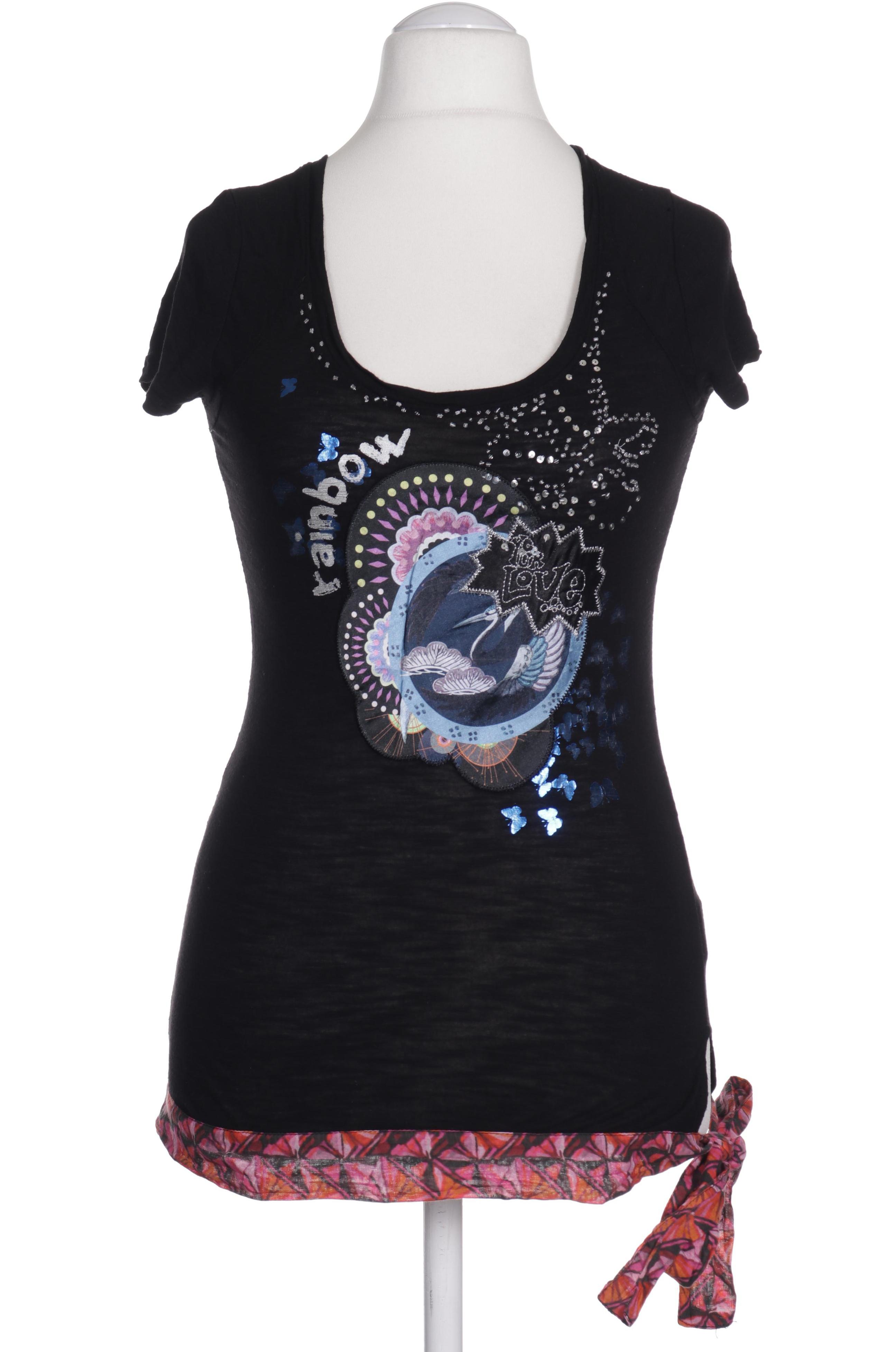 

Desigual Damen T-Shirt, schwarz, Gr. 36
