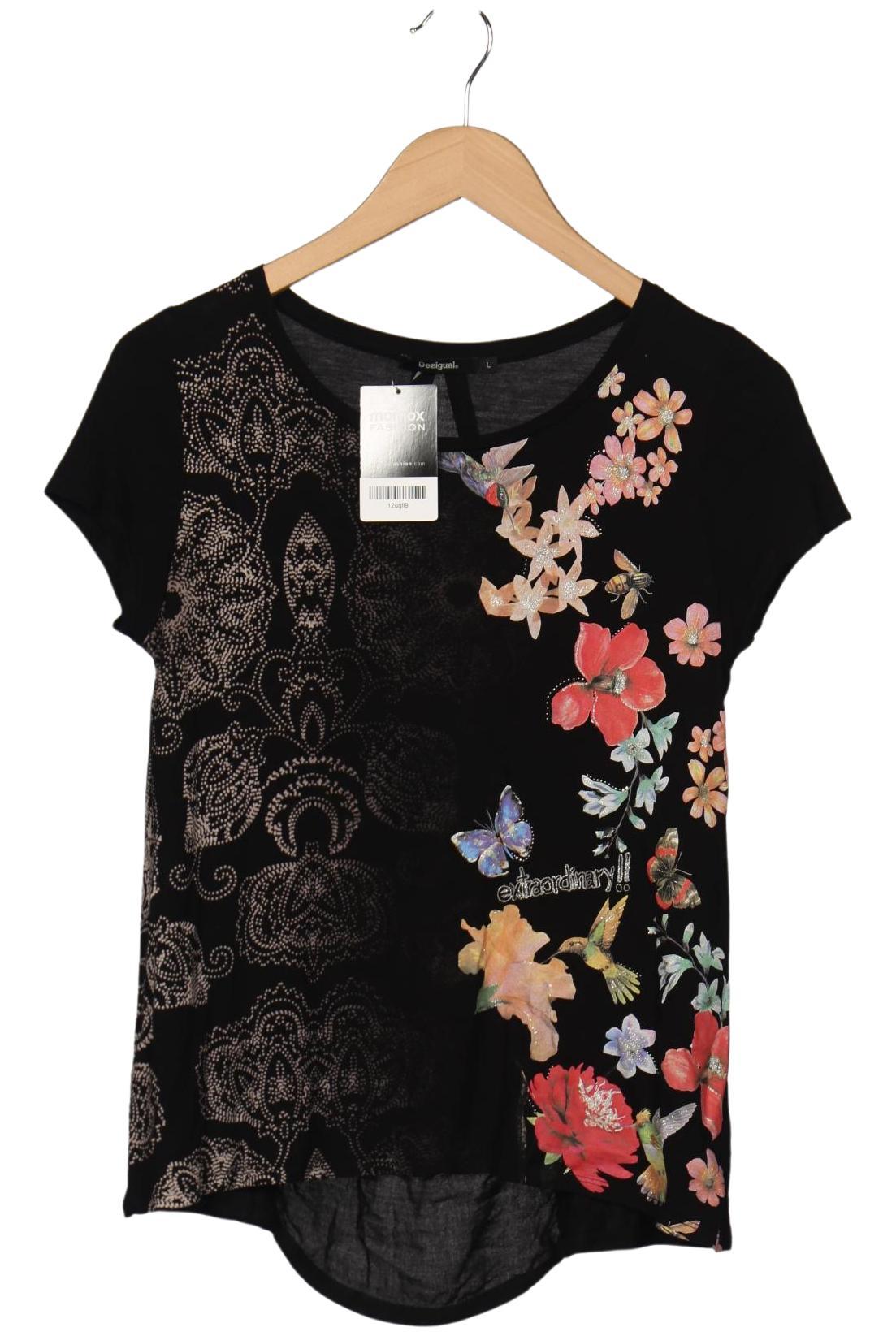 

Desigual Damen T-Shirt, schwarz, Gr. 42