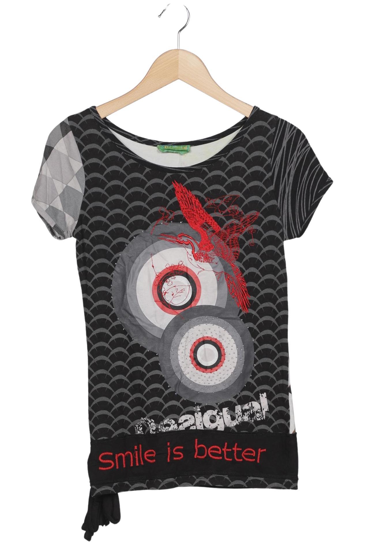 

Desigual Damen T-Shirt, mehrfarbig, Gr. 36
