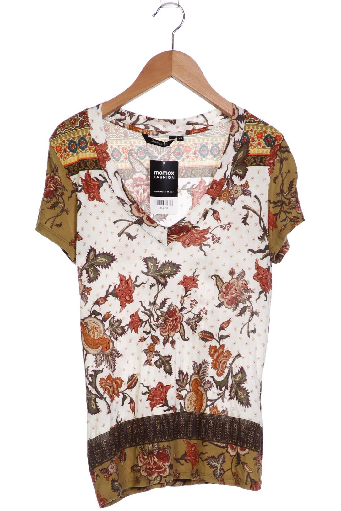 

Desigual Damen T-Shirt, grün, Gr. 34