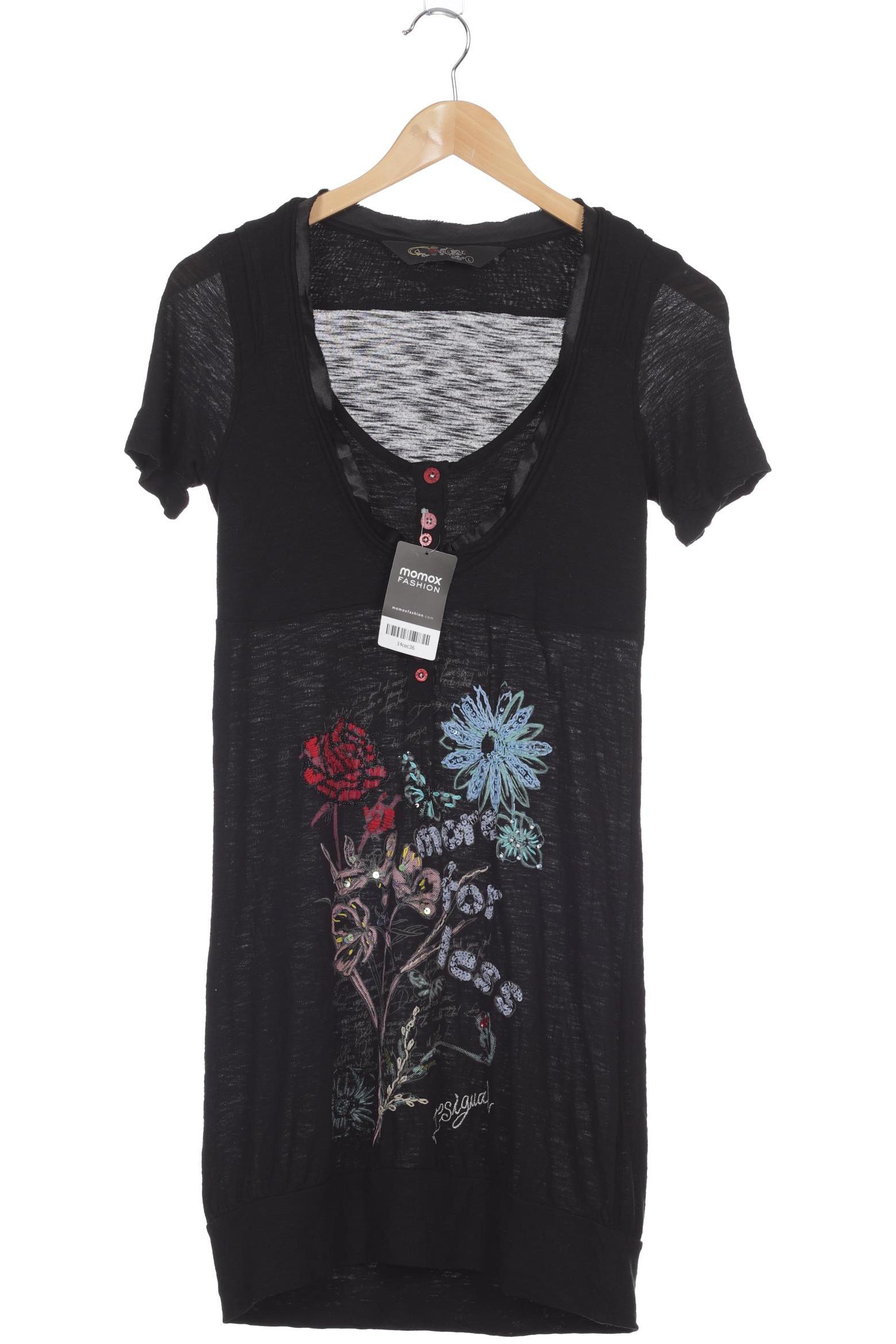 

Desigual Damen T-Shirt, schwarz, Gr. 42