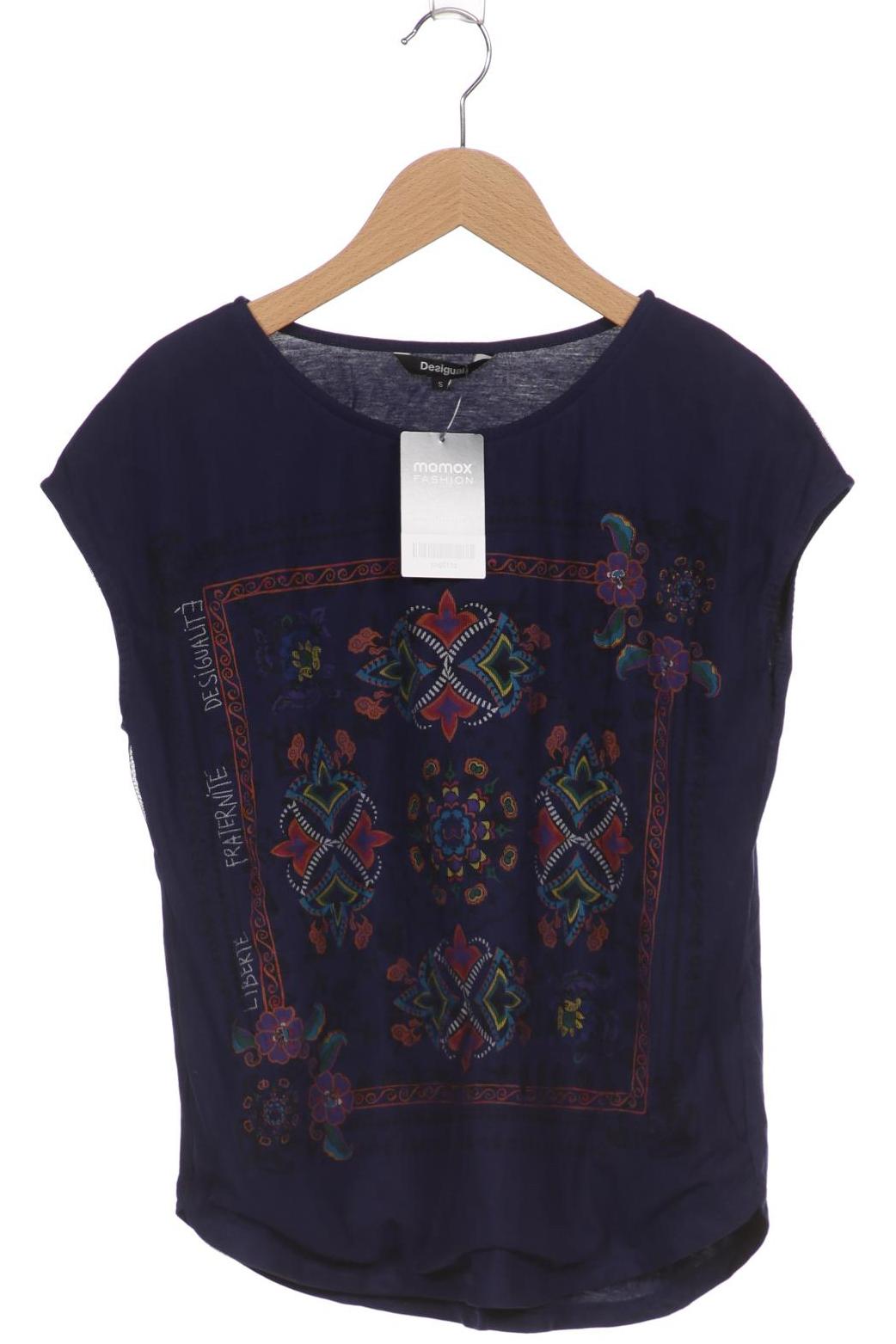 

Desigual Damen T-Shirt, marineblau, Gr. 36