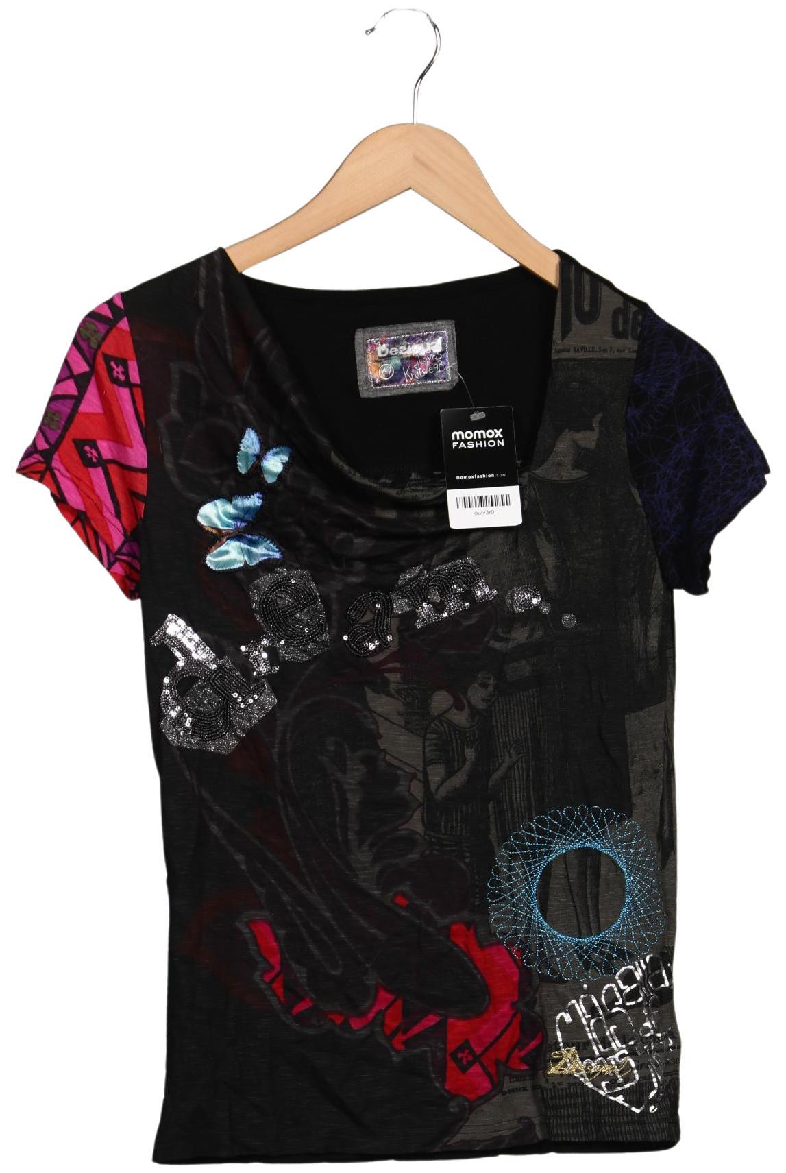 

Desigual Damen T-Shirt, schwarz, Gr. 38