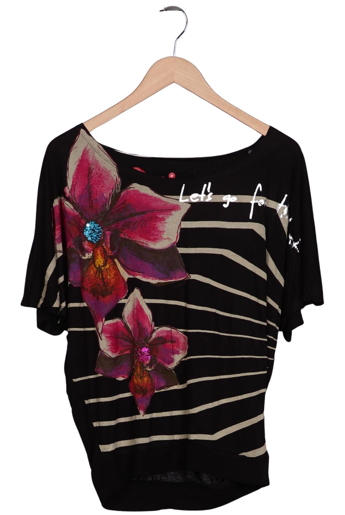 

Desigual Damen T-Shirt, schwarz, Gr. 36