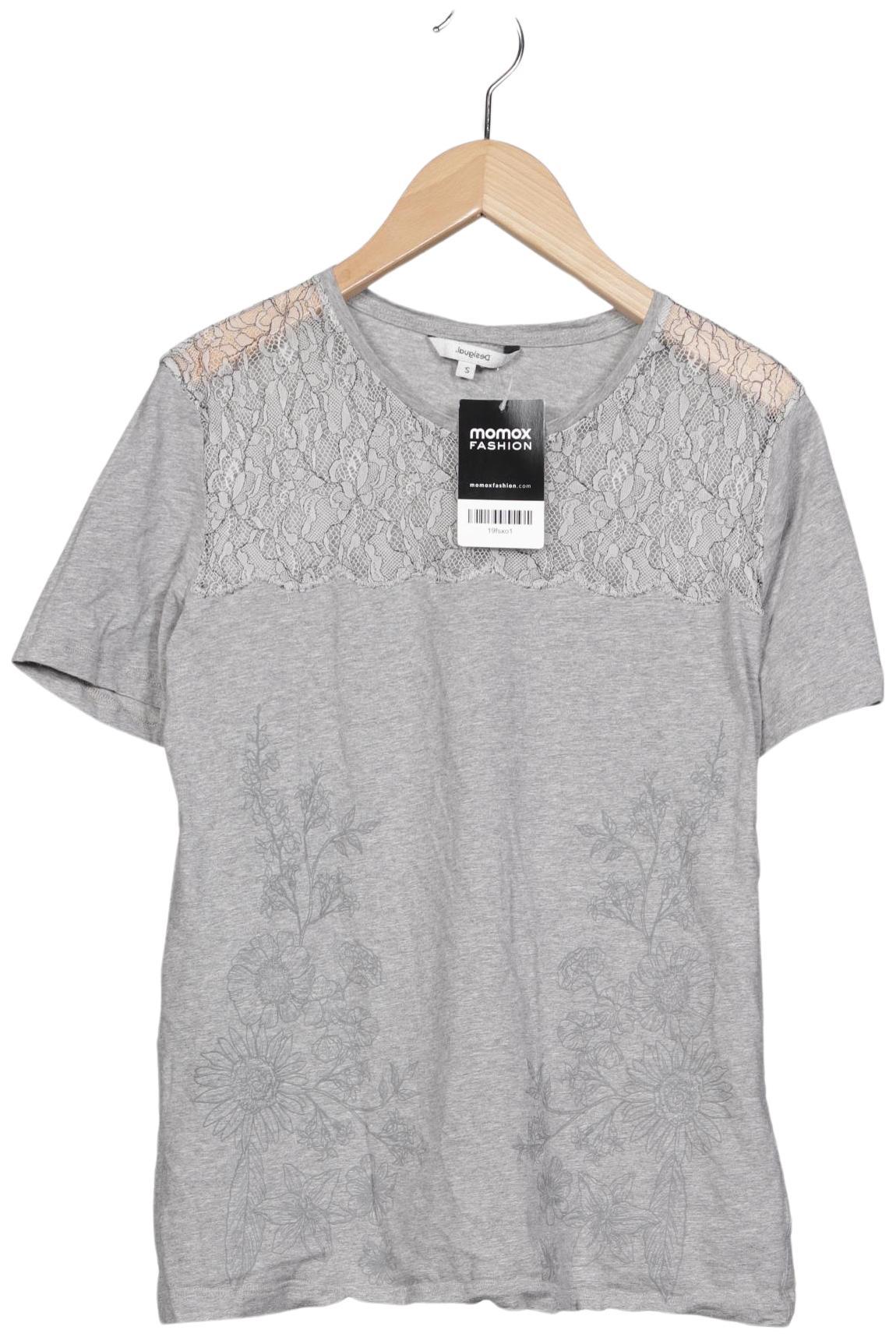 

Desigual Damen T-Shirt, grau, Gr. 36