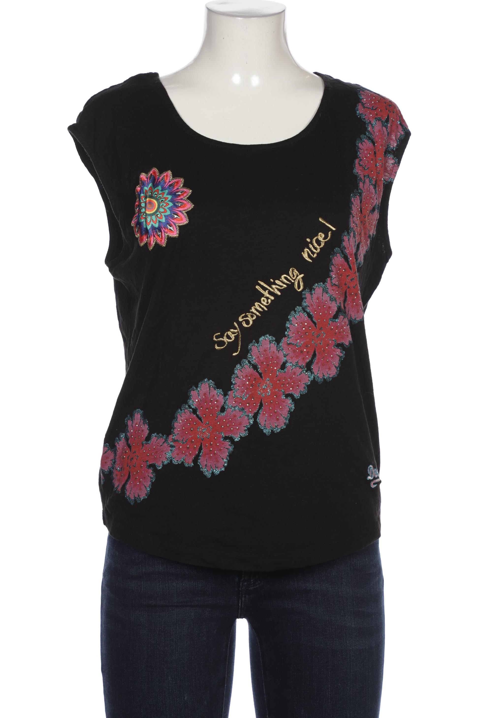 

Desigual Damen T-Shirt, schwarz