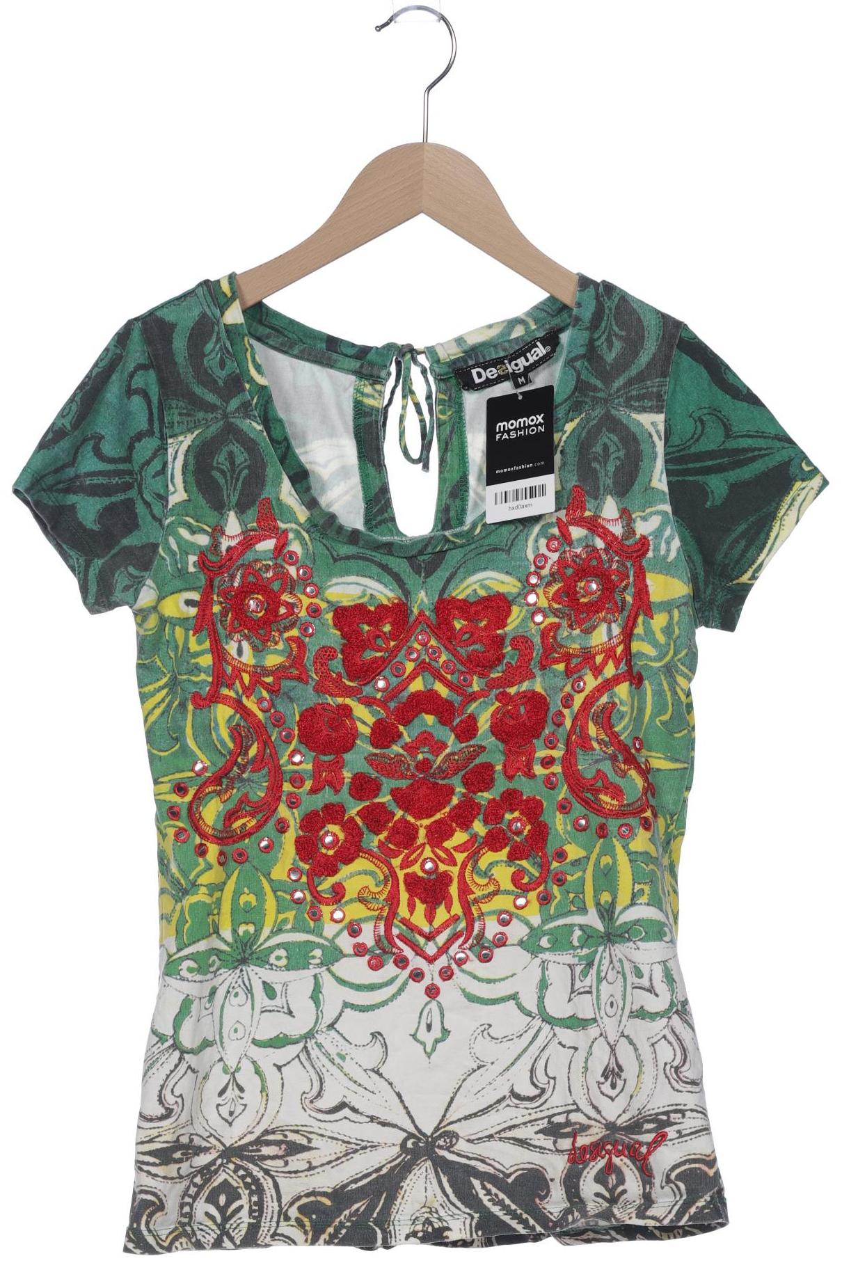 

Desigual Damen T-Shirt, grün, Gr. 38