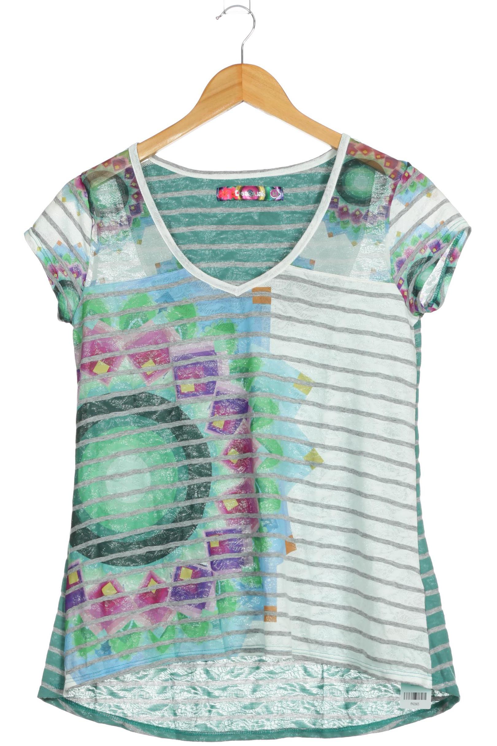 

Desigual Damen T-Shirt, grün, Gr. 38