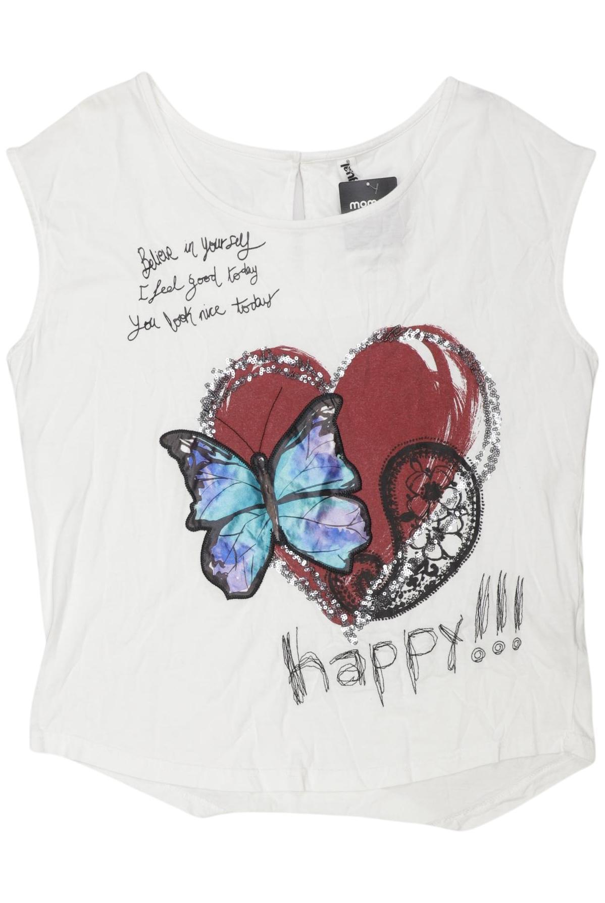 

Desigual Damen T-Shirt, weiß, Gr. 38