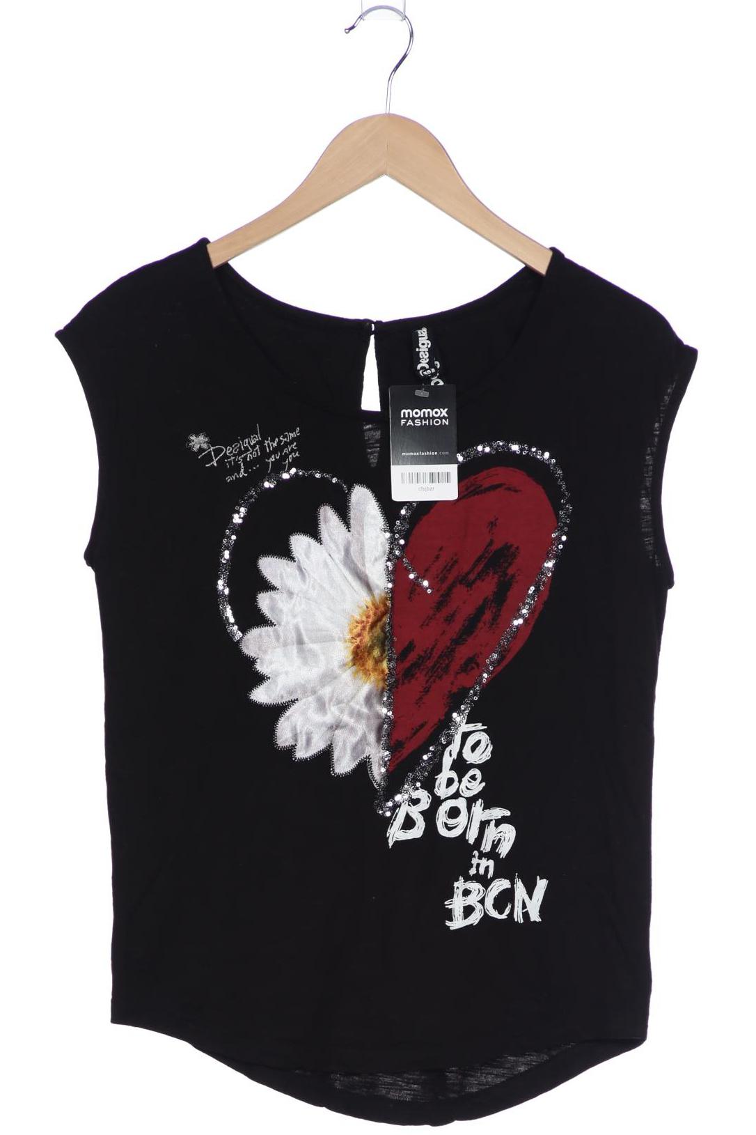 

Desigual Damen T-Shirt, schwarz, Gr. 34