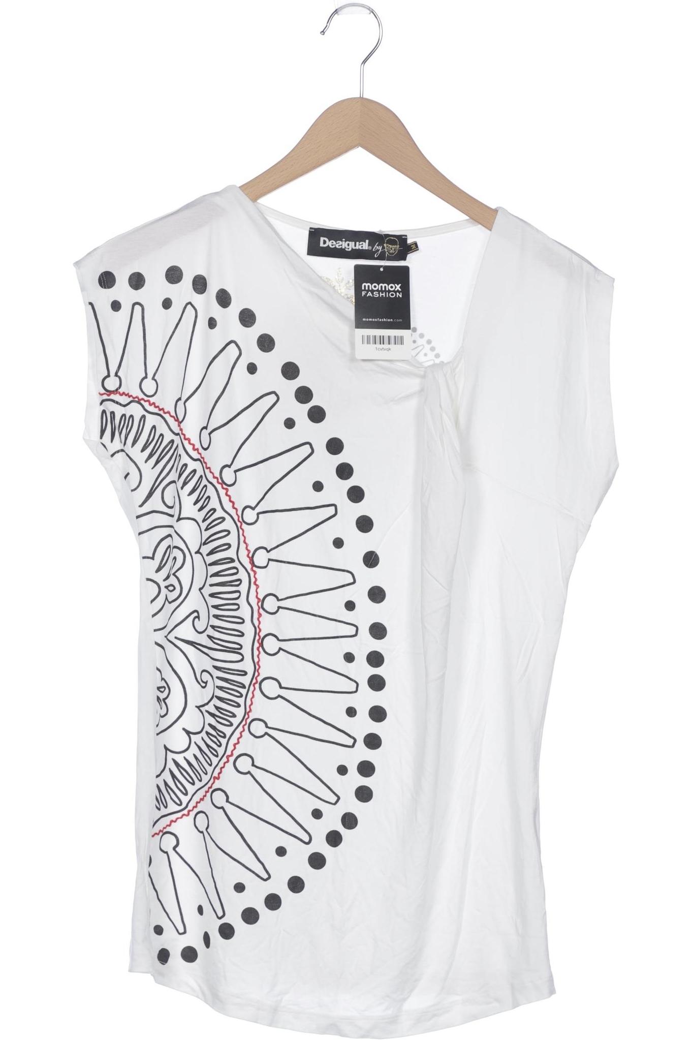 

Desigual Damen T-Shirt, cremeweiß, Gr. 38