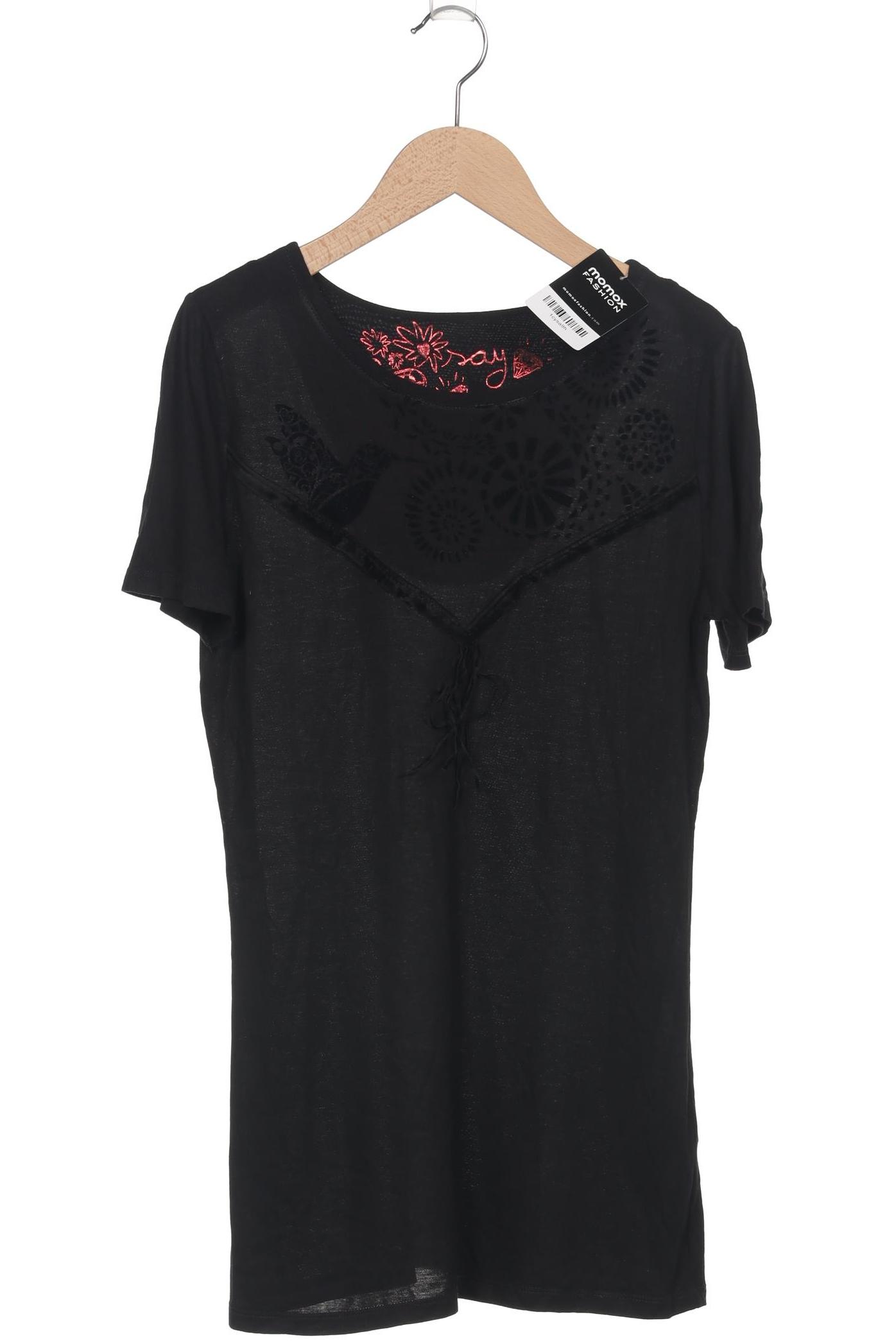 

Desigual Damen T-Shirt, schwarz, Gr. 38