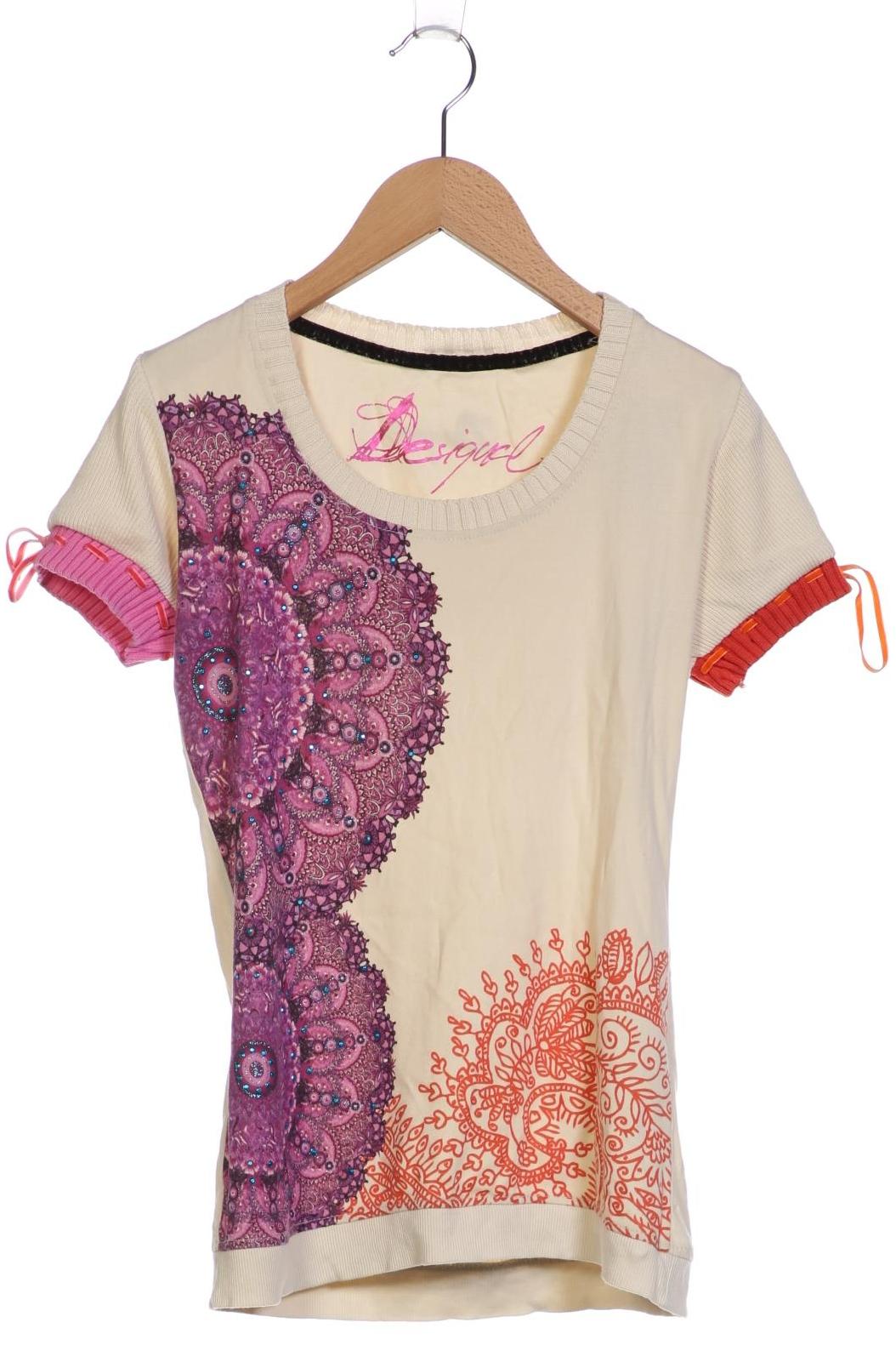 

Desigual Damen T-Shirt, beige, Gr. 36
