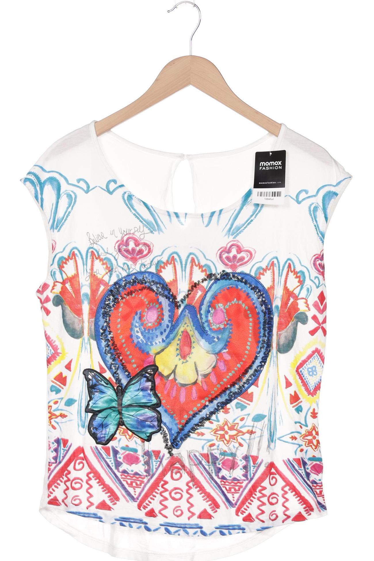 

Desigual Damen T-Shirt, weiß, Gr. 36