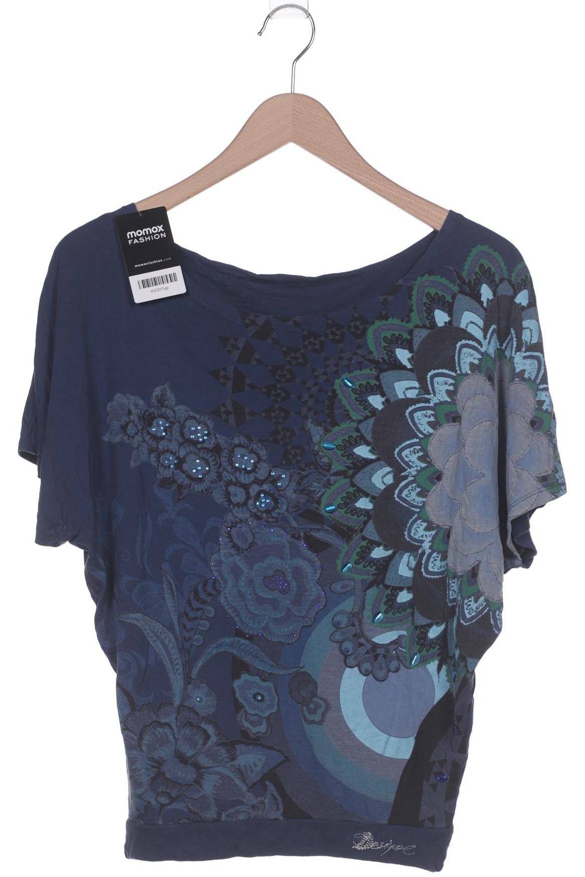 

Desigual Damen T-Shirt, blau, Gr. 36